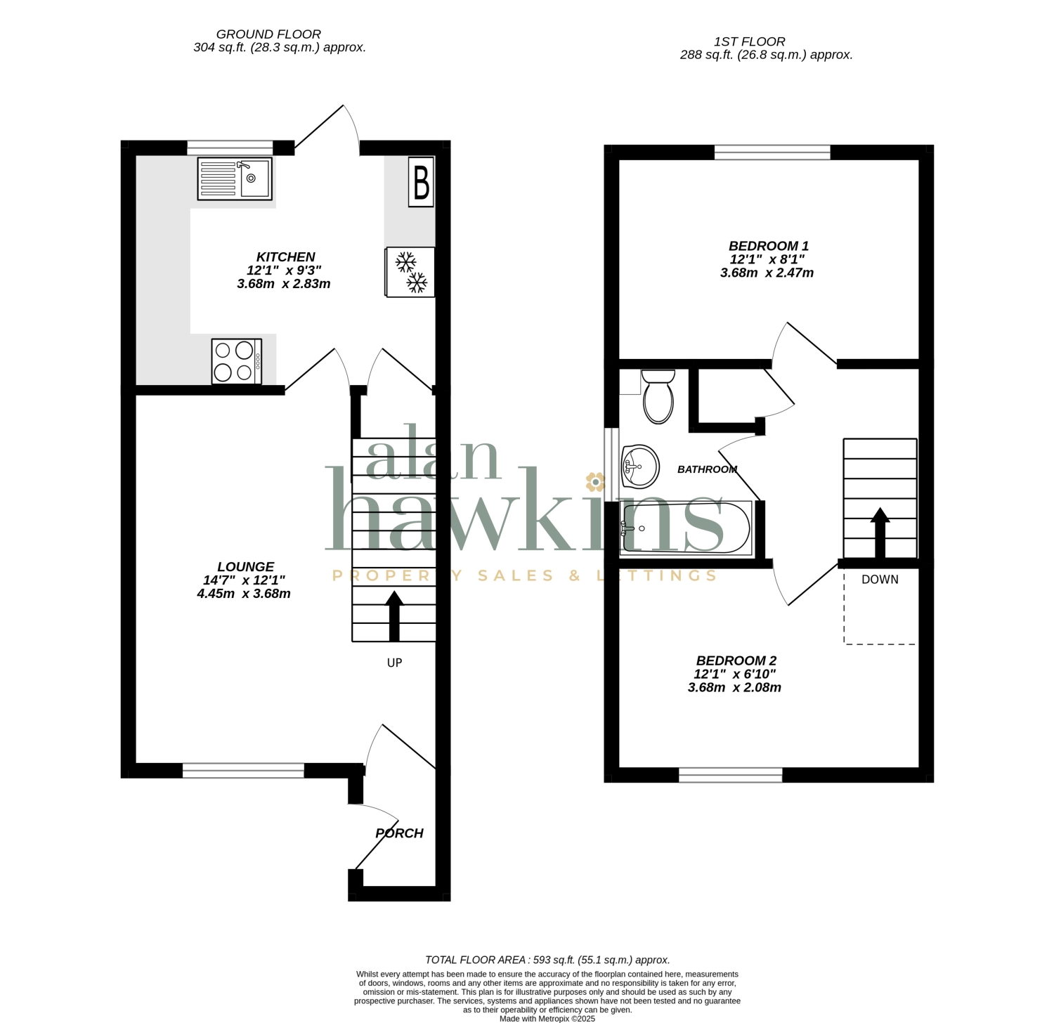 2, Pipers Close, Swindon floorplan