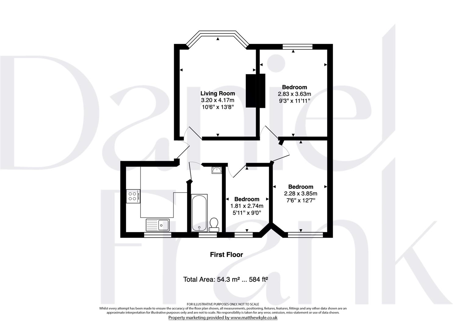 4 Crescent View, High Road, Loughton floorplan