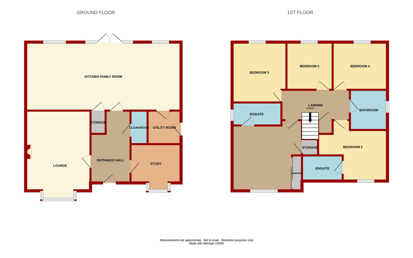 10, Chase View, Newent floorplan