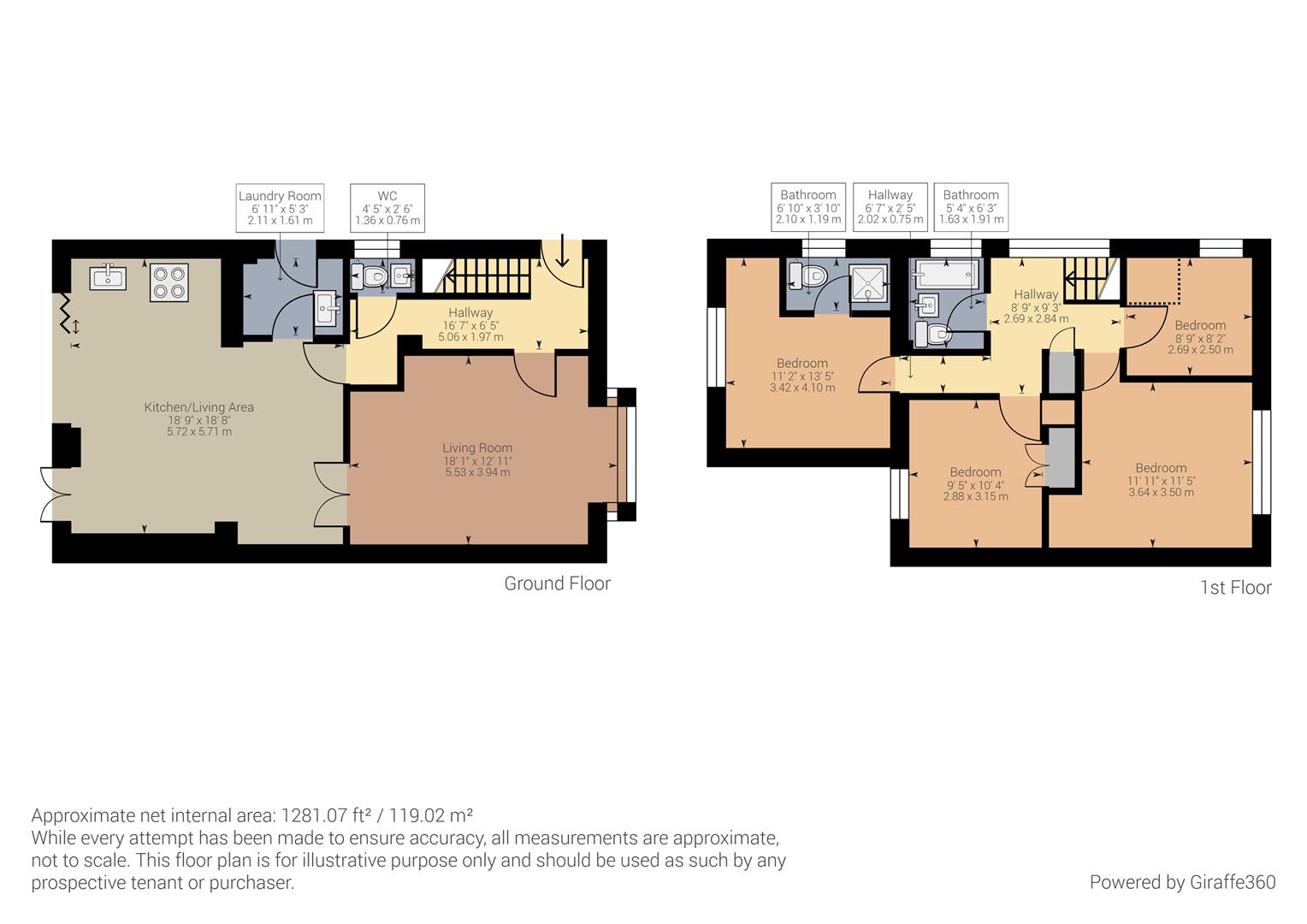 148, Weald Drive, Crawley floorplan