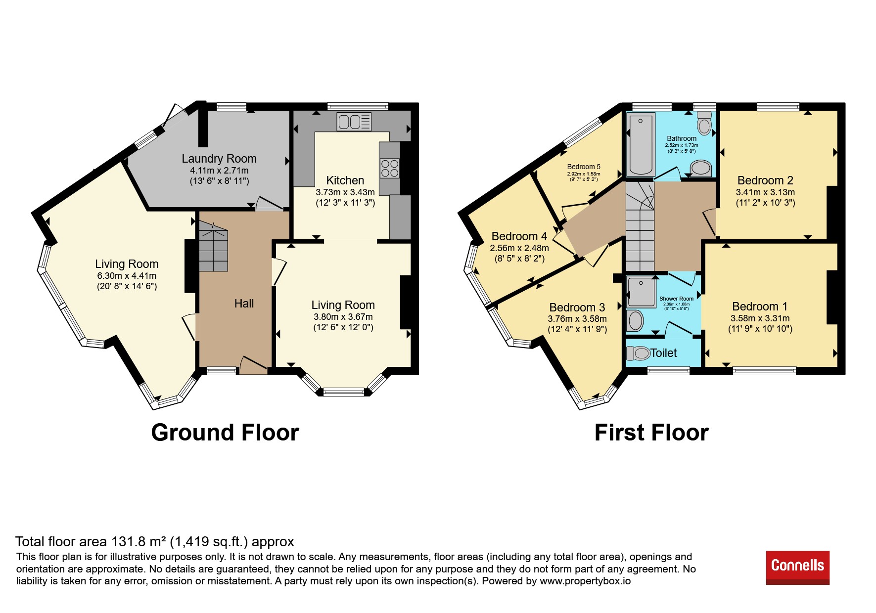 9, Langdon Road, Paignton floorplan