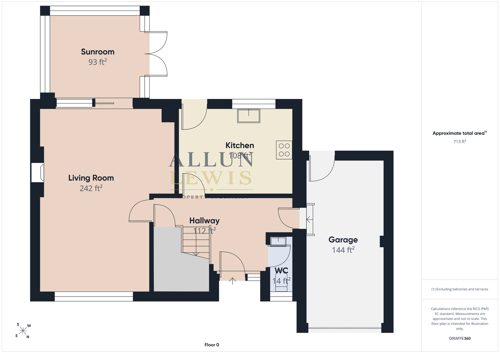 3, Dourside, Dover floorplan