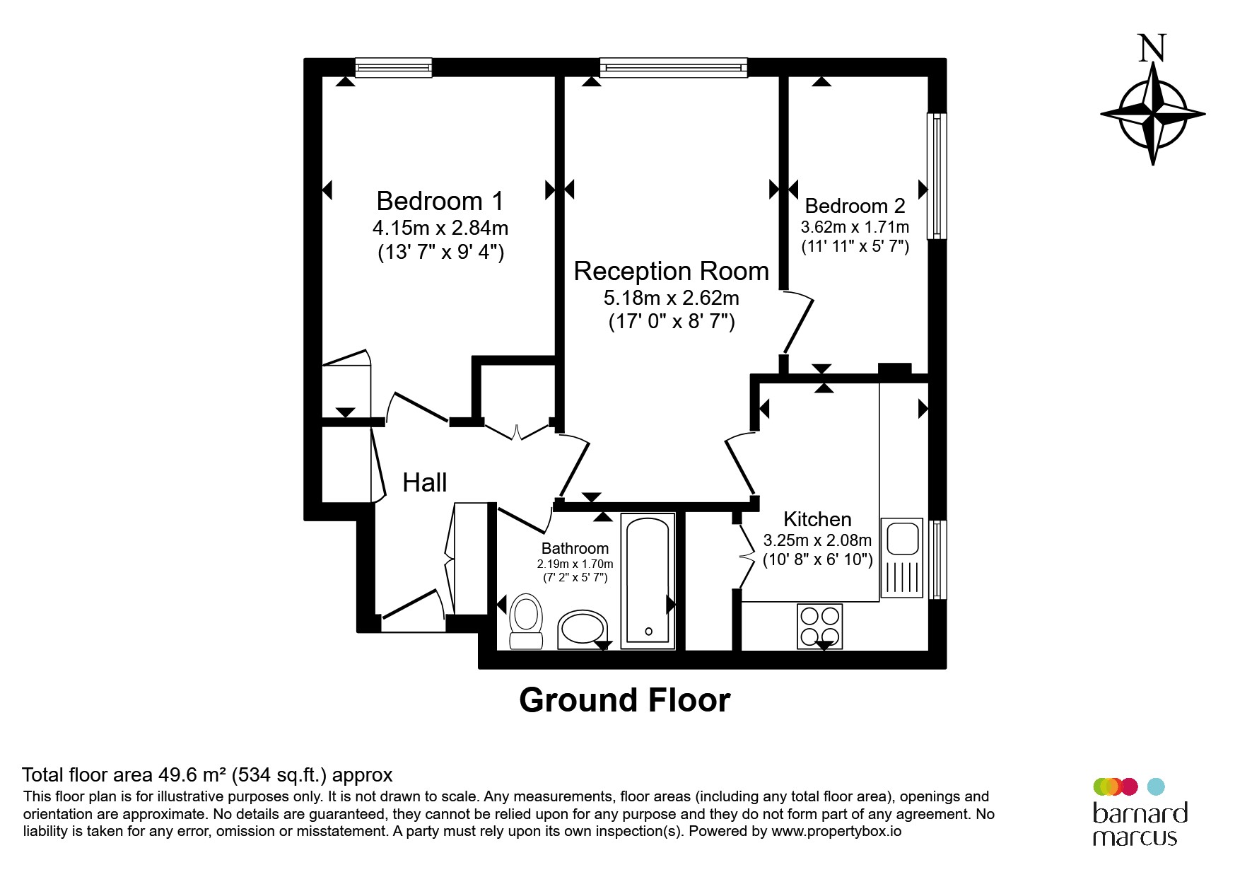 Flat B, Sparkford House, Battersea Church Road, London floorplan