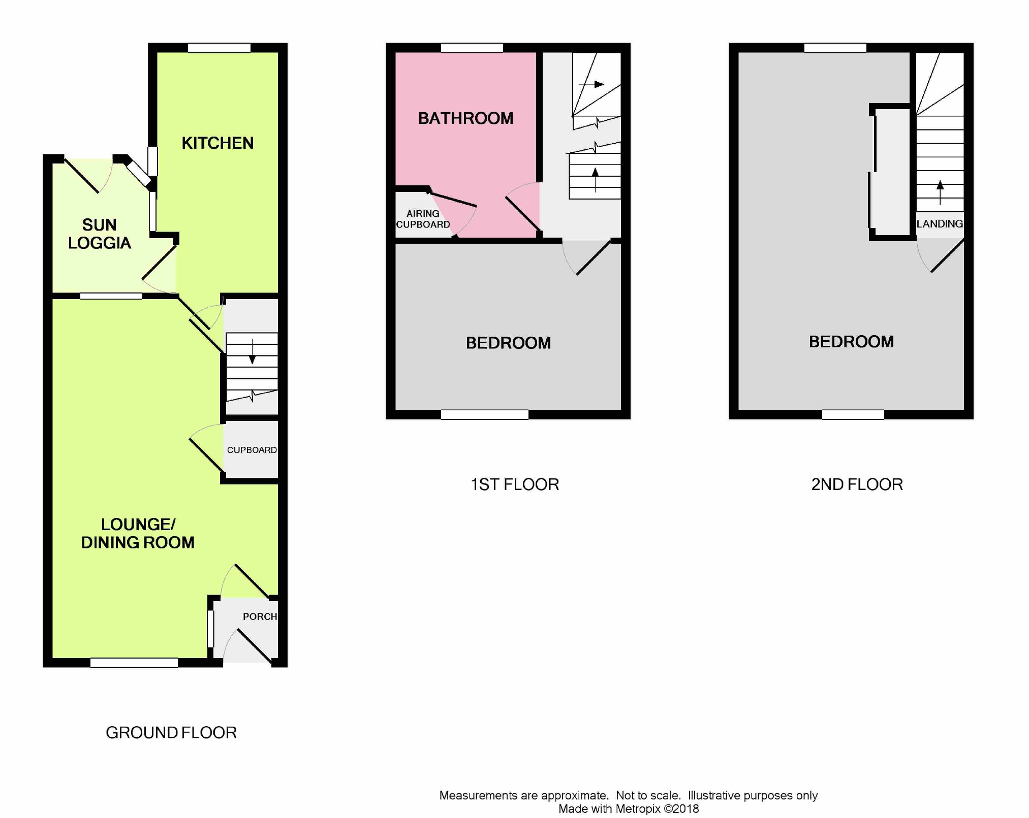 2 Bedrooms Terraced house for sale in West Street, Worthing, West Sussex BN11