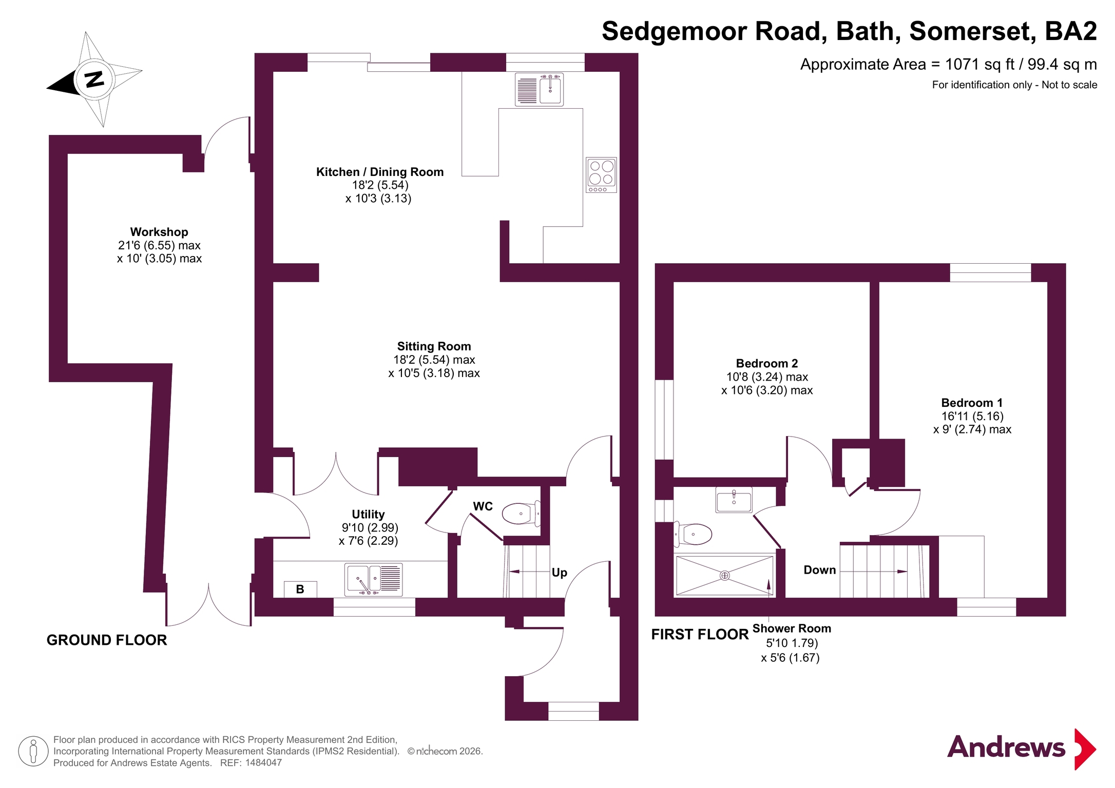 8, Sedgemoor Road, Somerset floorplan