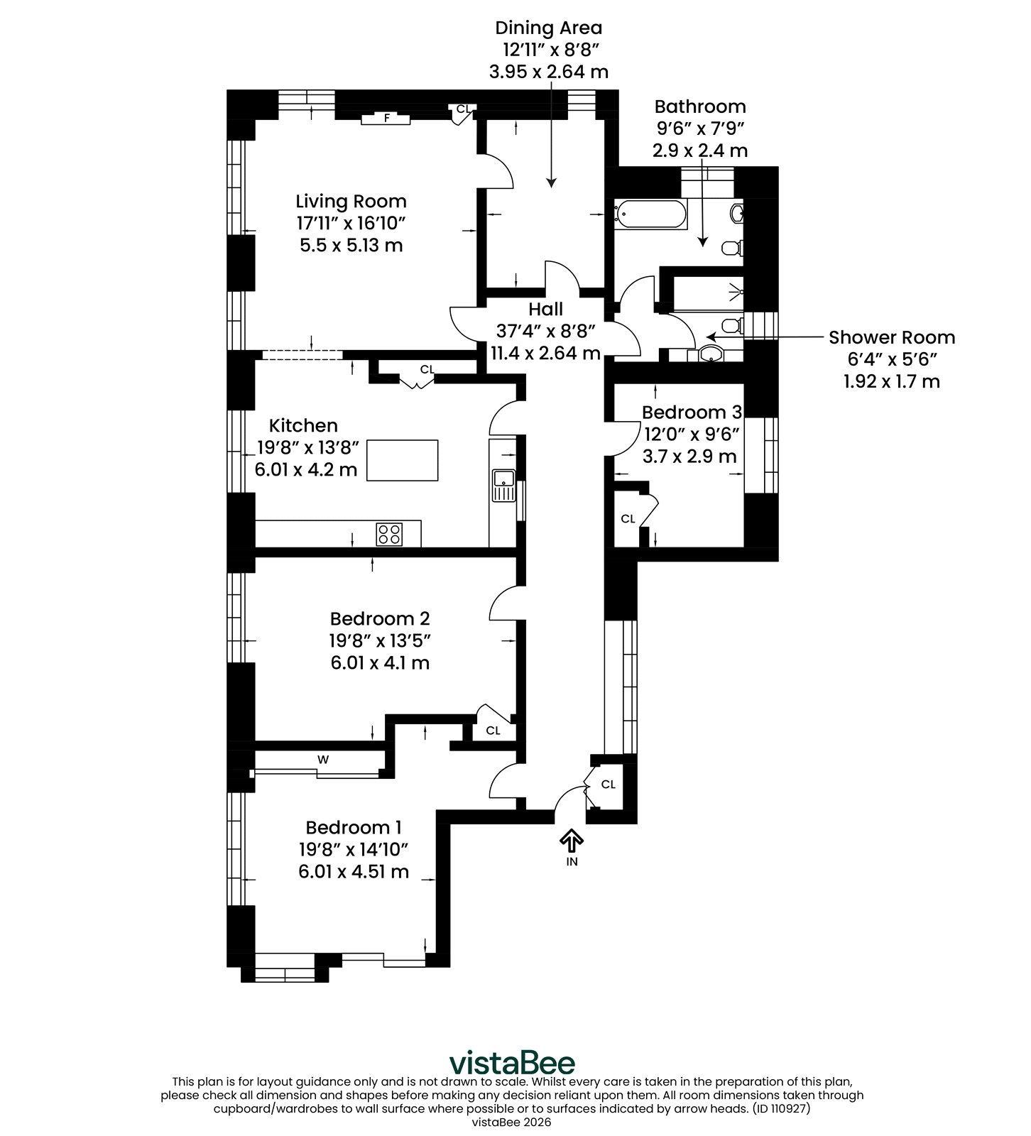 Flat 3, 21, Farington Street, Angus floorplan