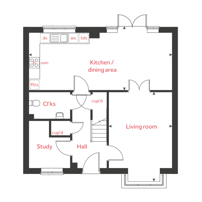 10, Michaelmas Way, Linby floorplan