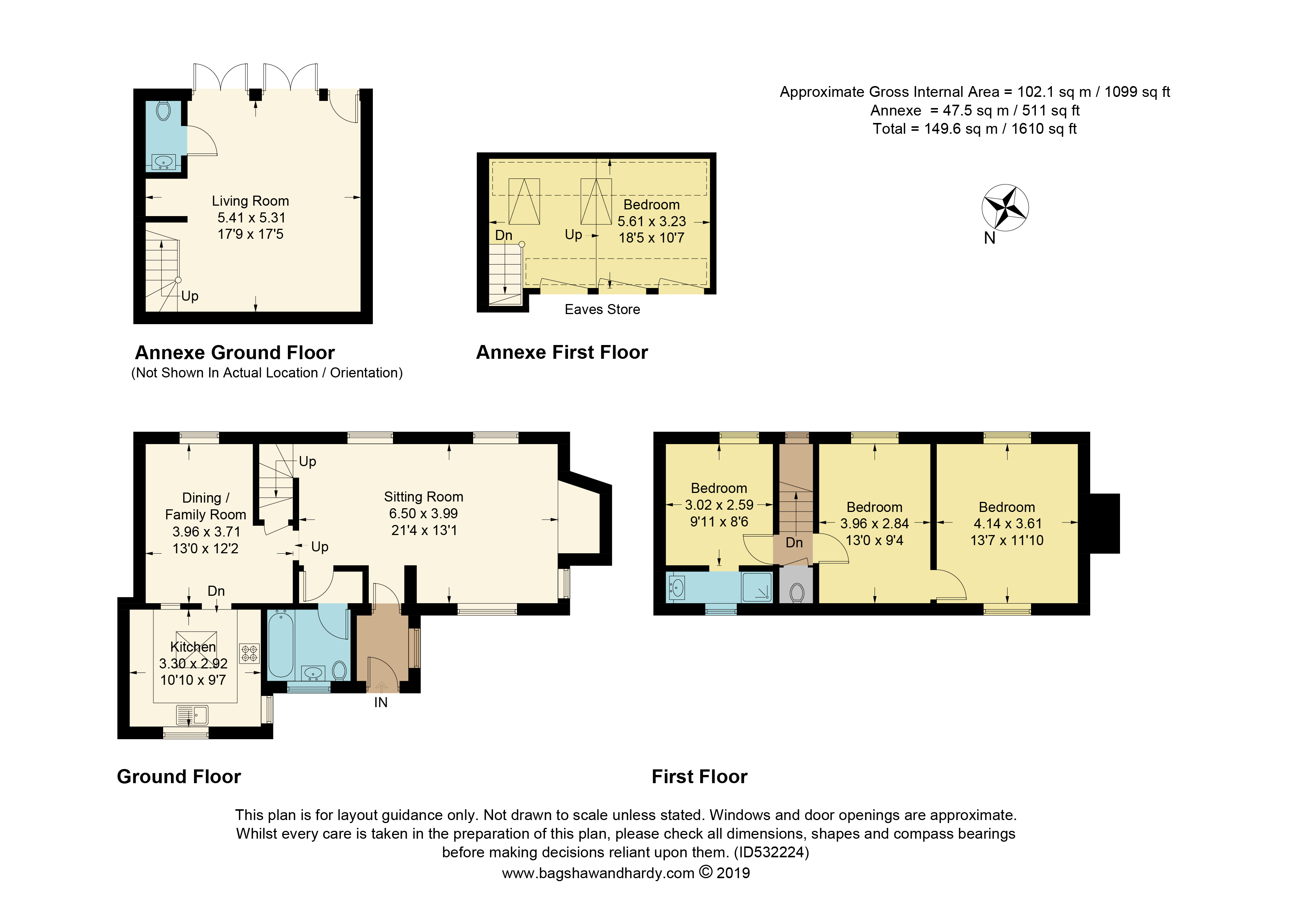 3 Bedrooms End terrace house for sale in Step Arbour, The Walk, Tandridge, Oxted RH8