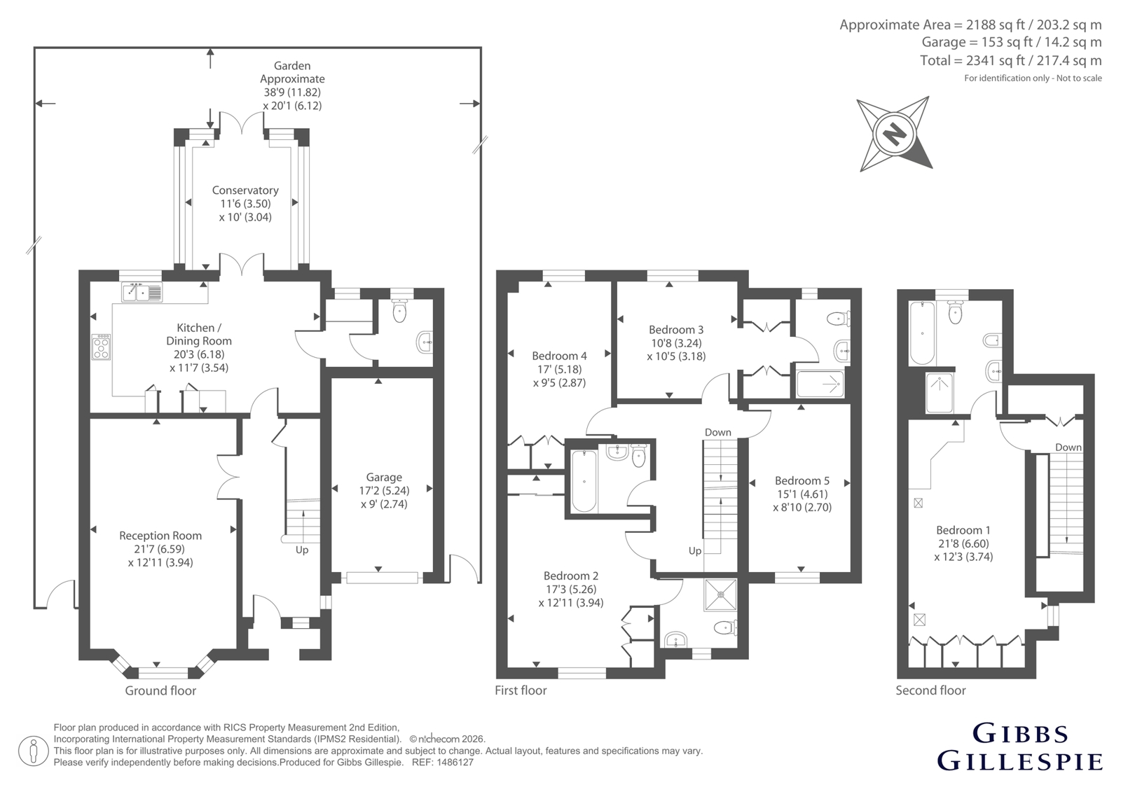 32, Bishop Ramsey Close, Middlesex floorplan