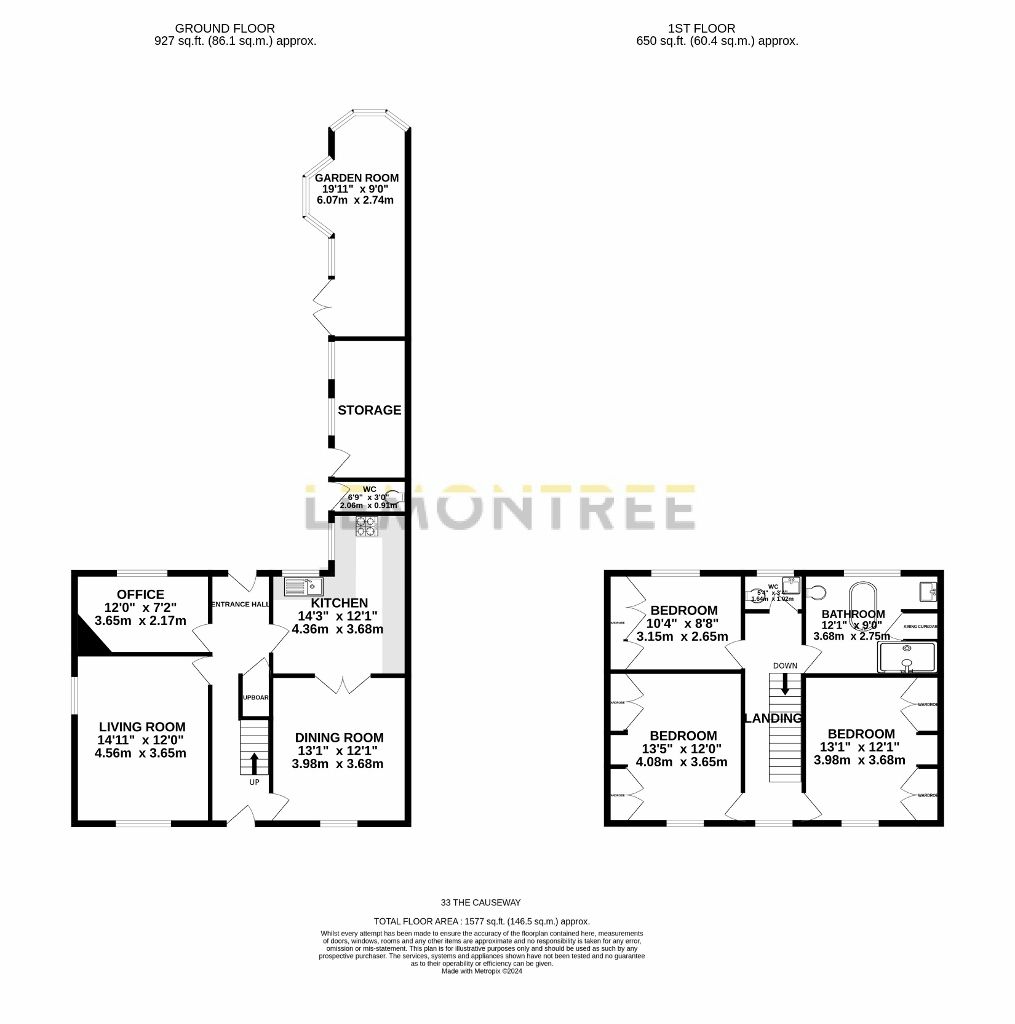 33 The Causeway, Cambridge floorplan