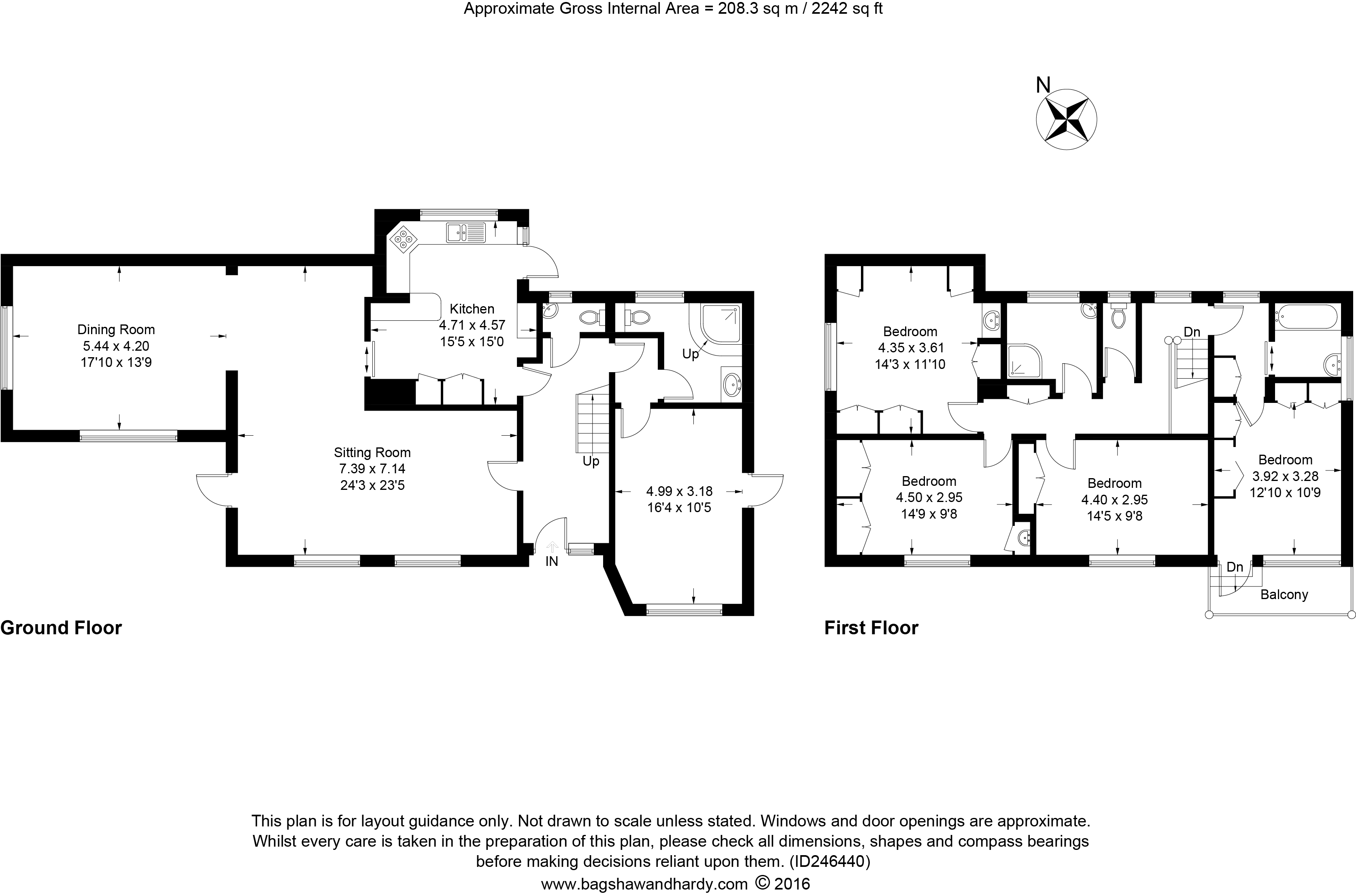 5 Bedrooms Detached house for sale in Woking, Surrey GU22