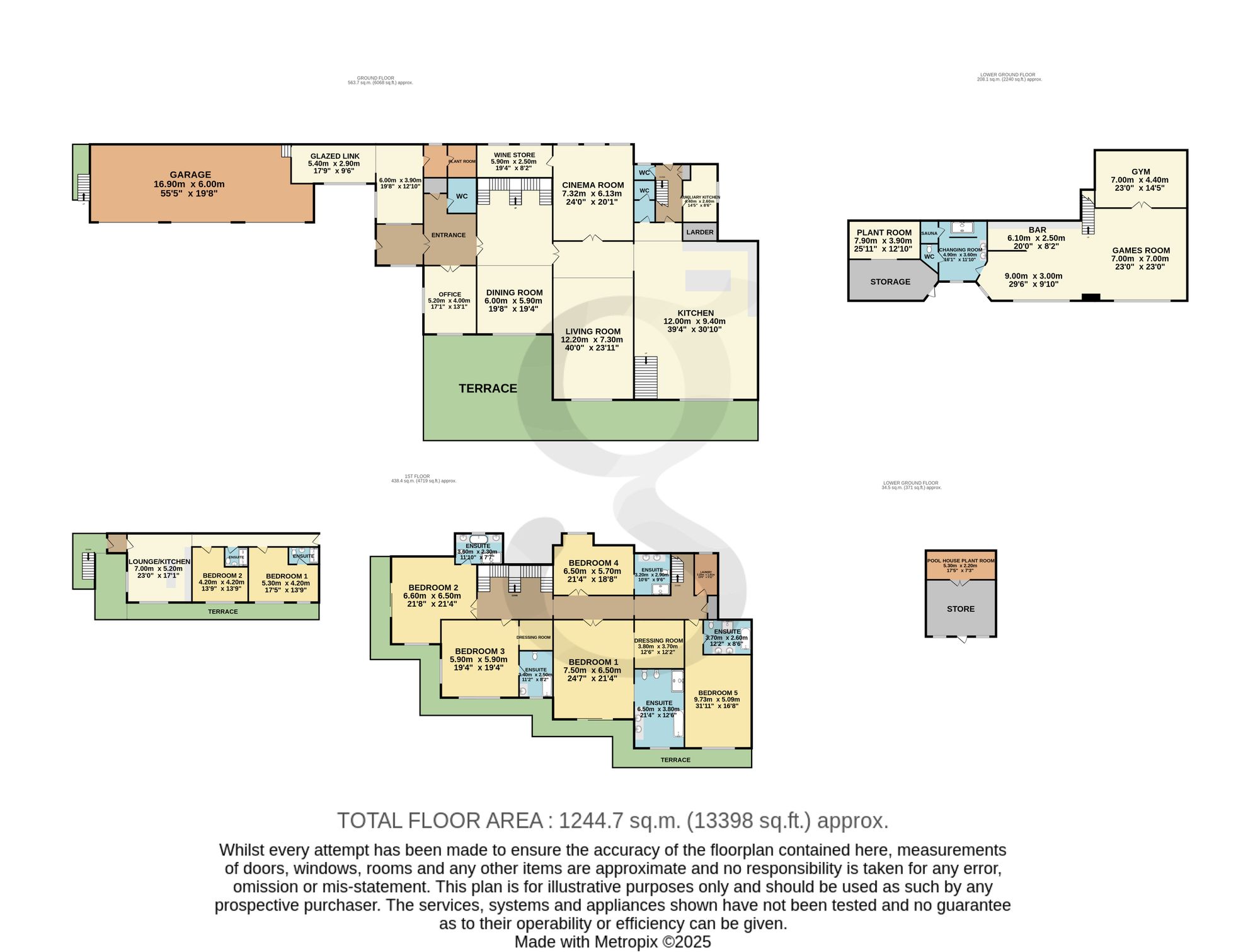 Carteret House Le Mont De Rozel, Jersey floorplan
