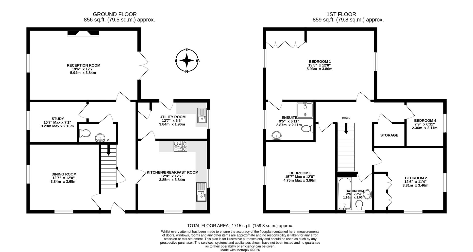 1, Tyberton Street, Poundbury floorplan
