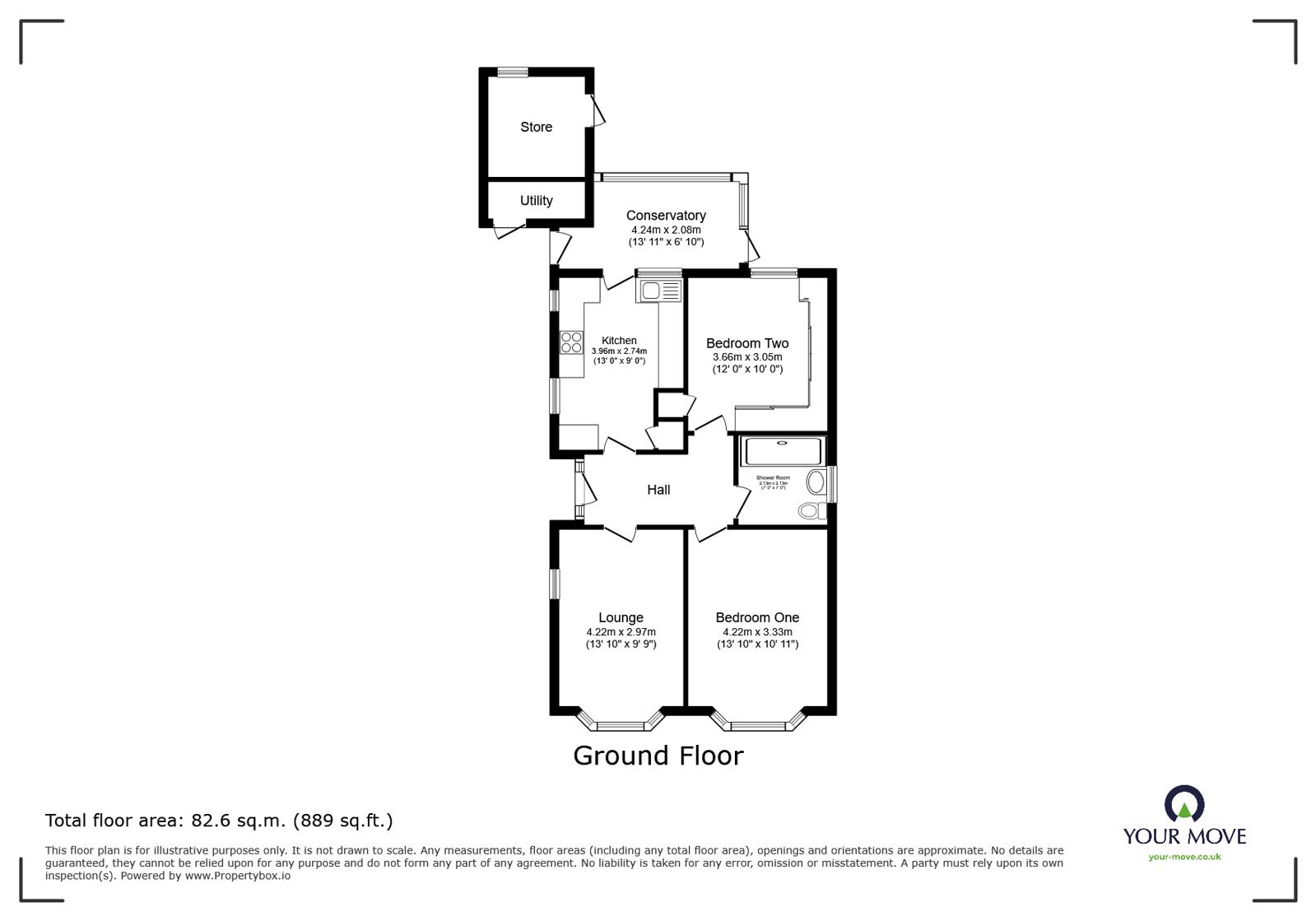 50, Ashby Road, Leicestershire floorplan