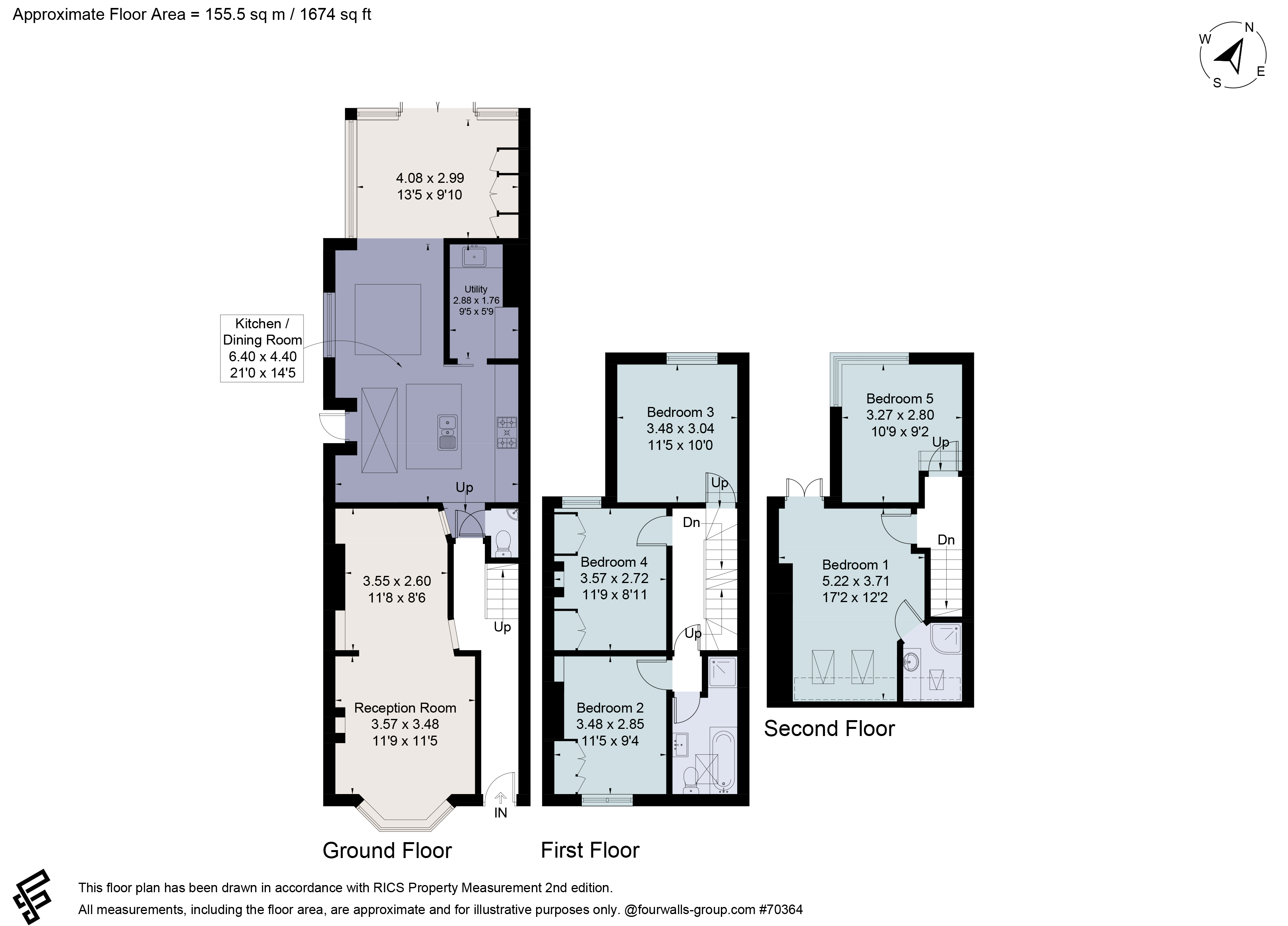 Blinco Grove, Cambridge, Cambridgeshire CB1, 5 bedroom semidetached