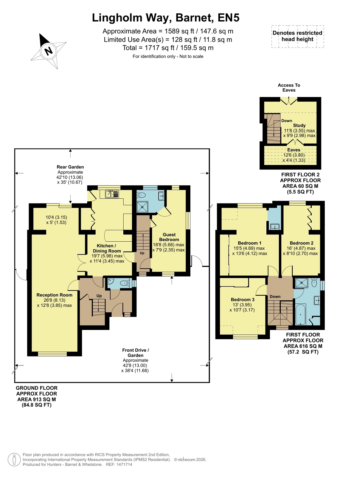 9, Lingholm Way, Barnet floorplan
