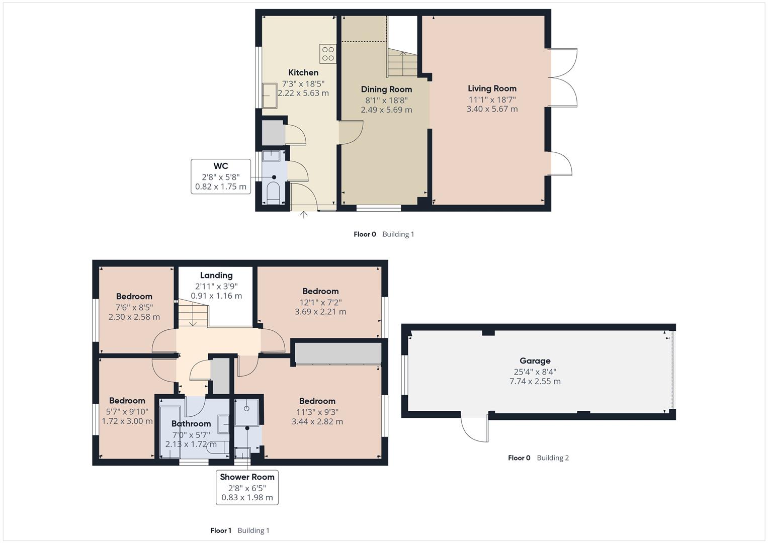 35, Tindale Close, South Croydon floorplan