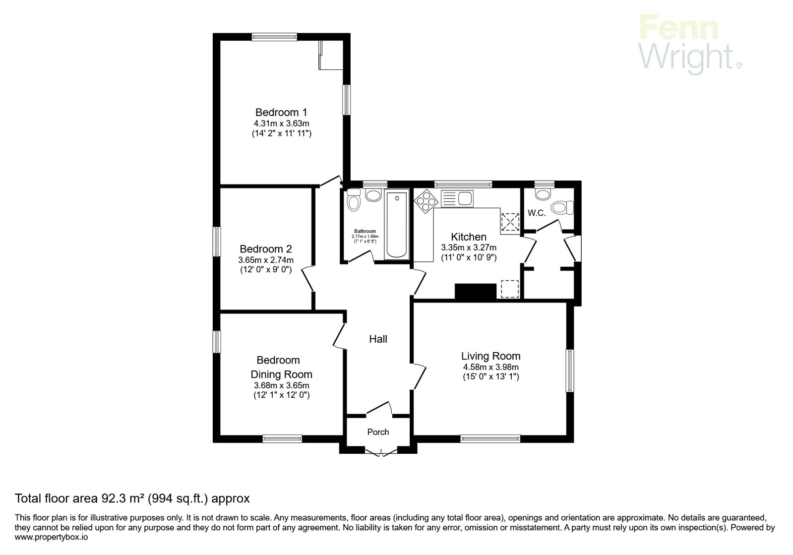 6, Windrush Road, Ipswich floorplan