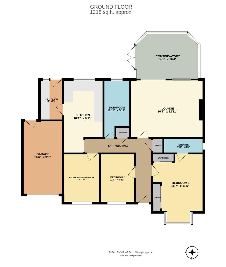 10, Warren Chase, Benfleet floorplan