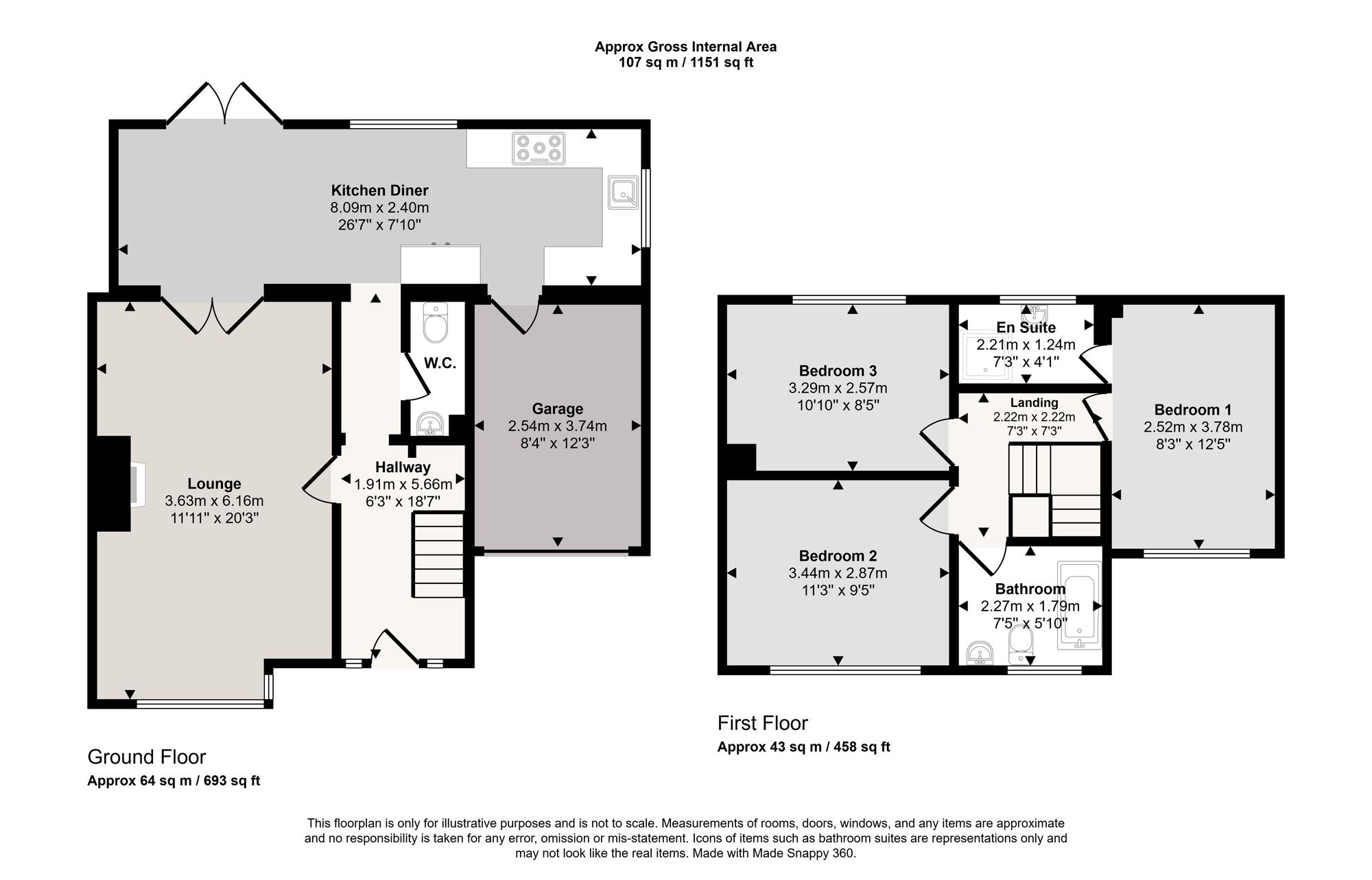 2 Rose Crescent, Manchester floorplan