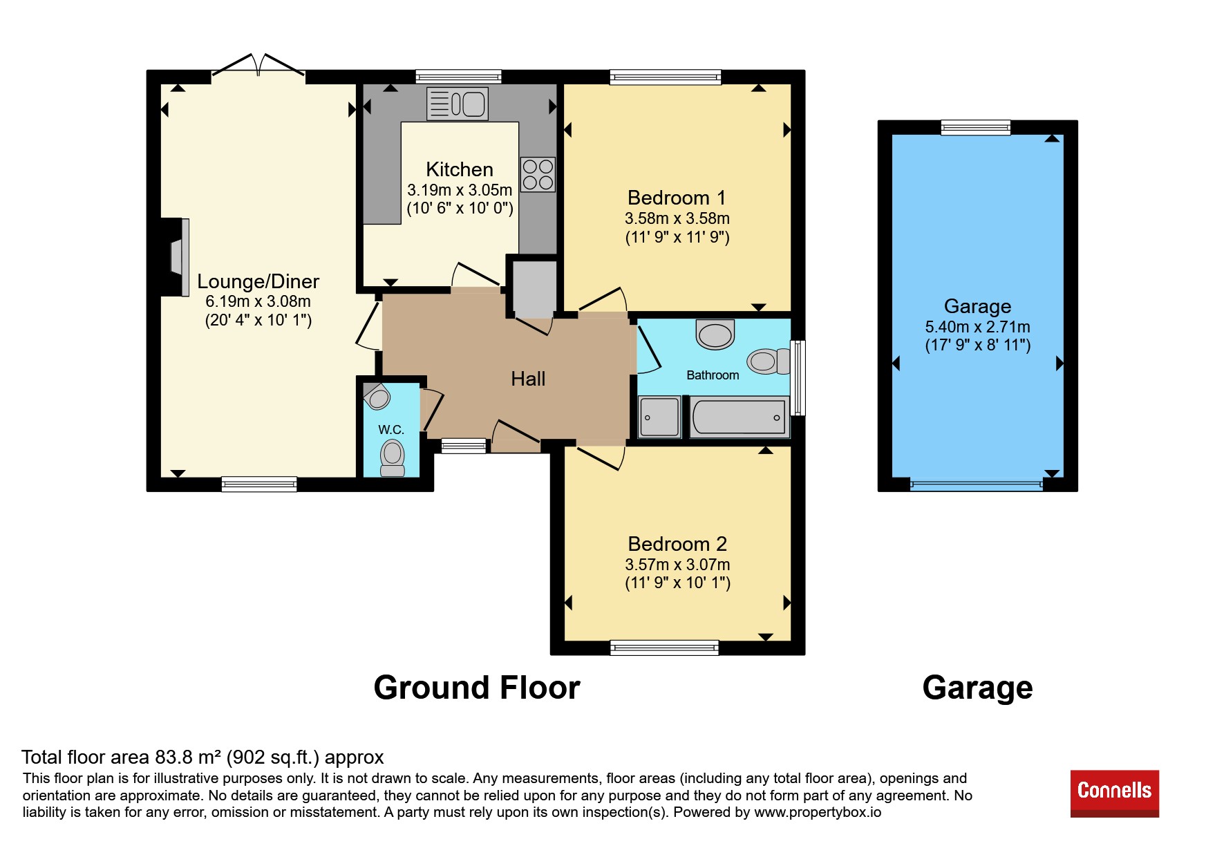101D, St Neots Road, Sandy floorplan