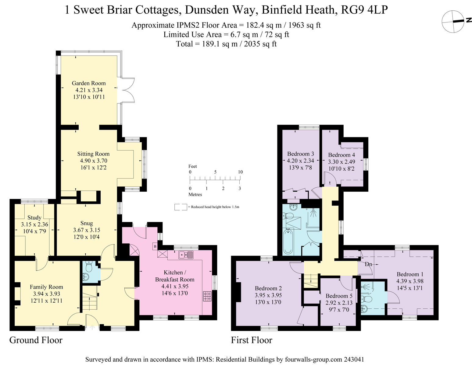 1 Sweet Briar Cottages Binfield Heath Rg9 5 Bedroom Semi