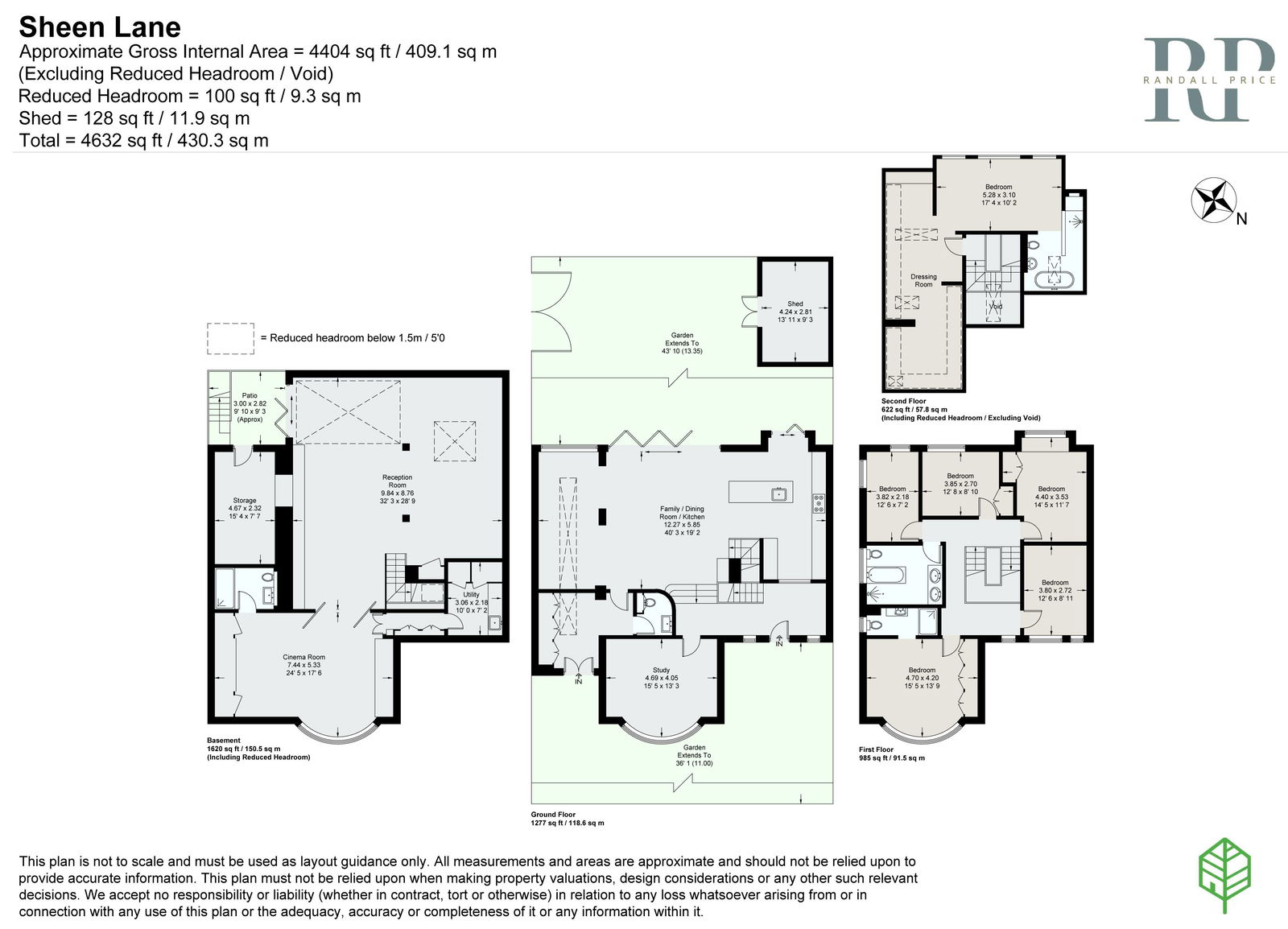 256, Sheen Lane, London floorplan