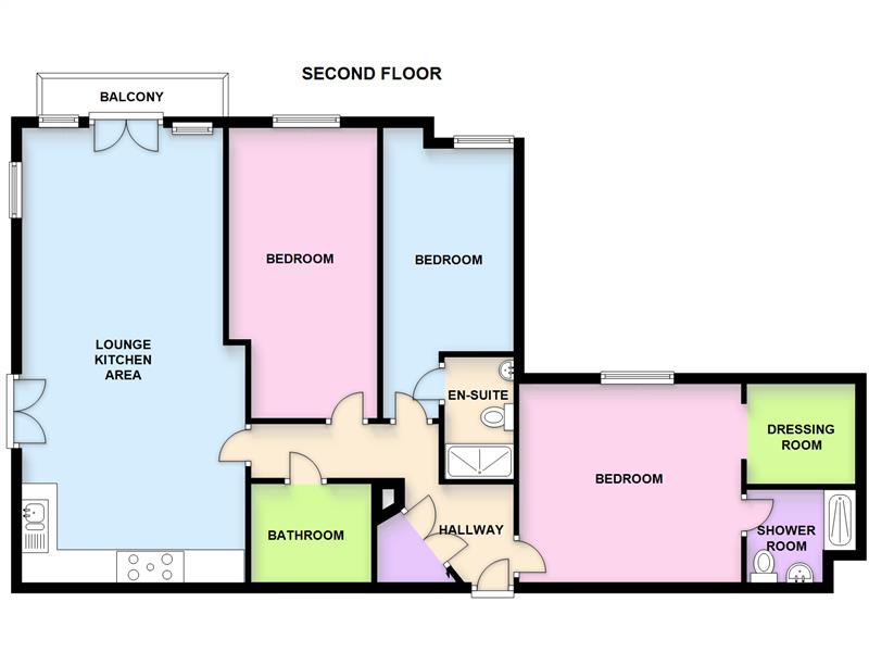 3 Bedrooms Flat to rent in Constables Way, Hertford SG13