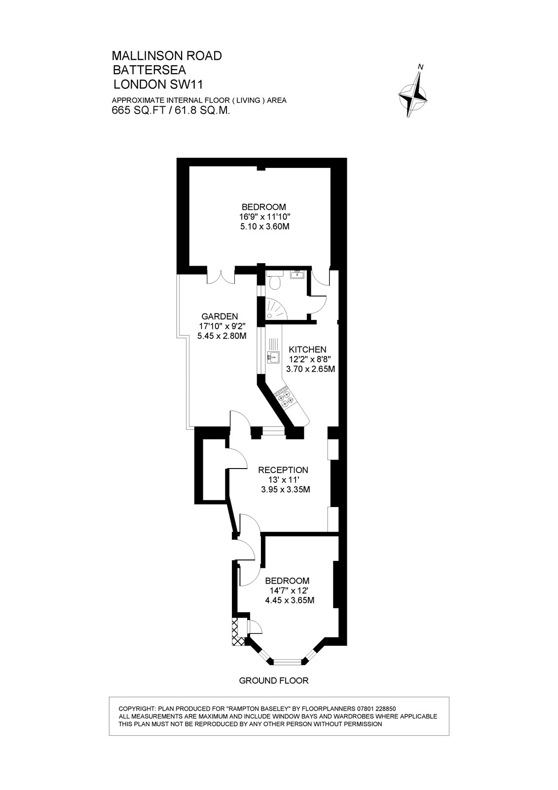 83, Mallinson Road, London floorplan