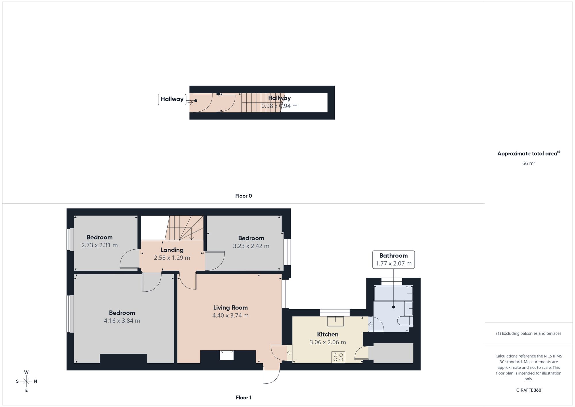 8 Greenfield Terrace, Gateshead floorplan