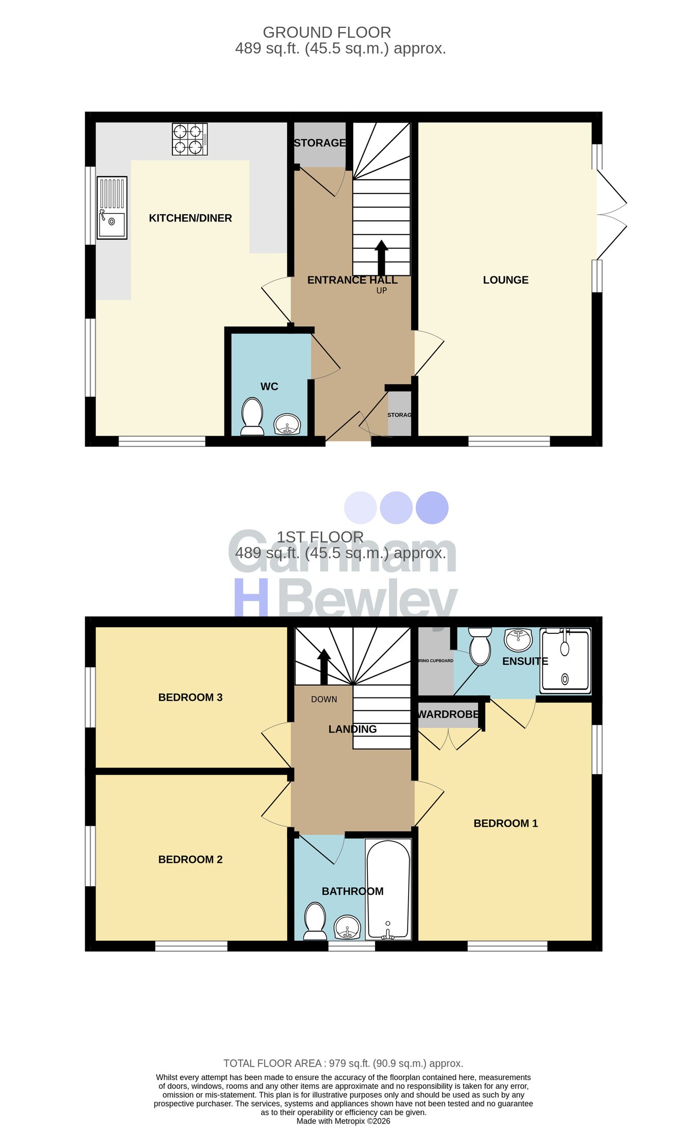 12, Mead Lane, Crawley Down floorplan