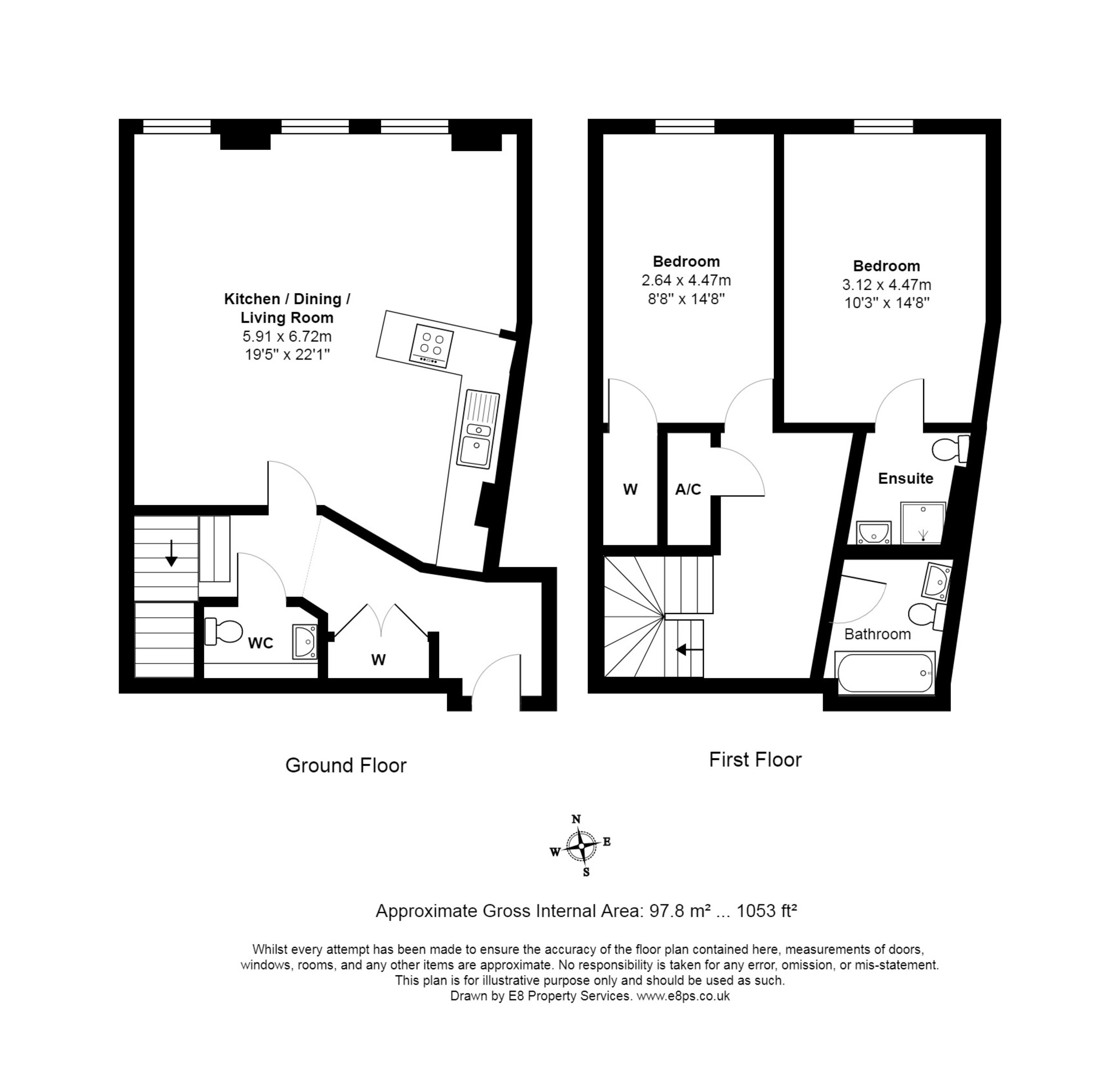 2 Bedrooms Flat to rent in Coopers Lane, Abingdon OX14