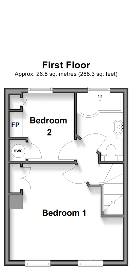 Ham Farm Cottages Ham, Deal floorplan