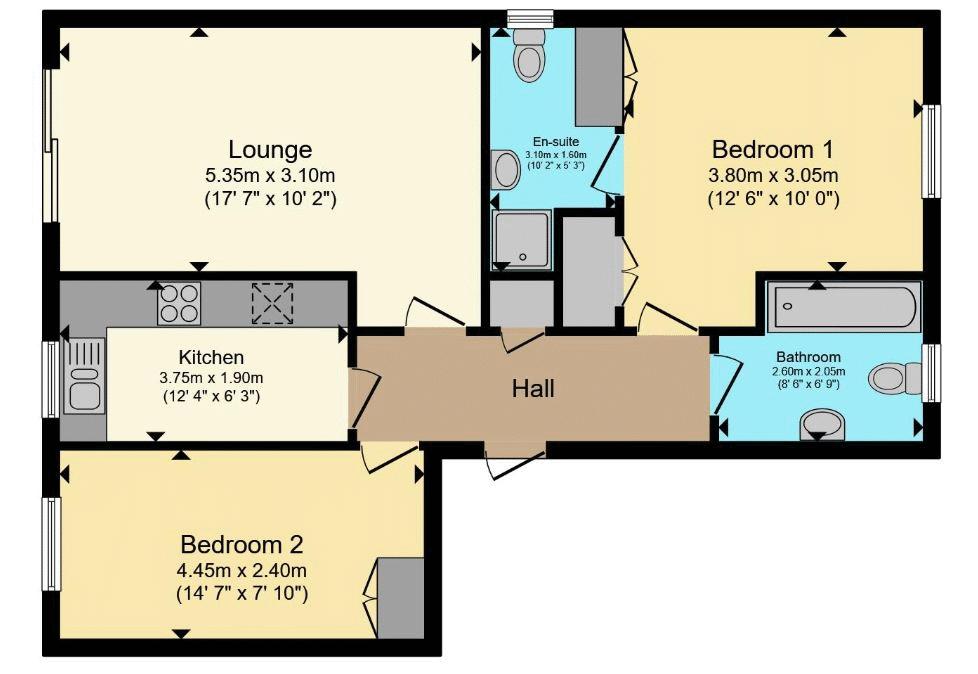 3 William Nichols Court, Huntly Grove, Peterborough floorplan