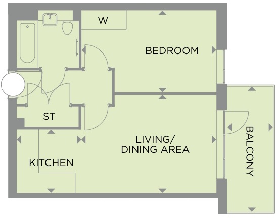 1 Bedrooms Flat to rent in Windsor Road, Slough SL1