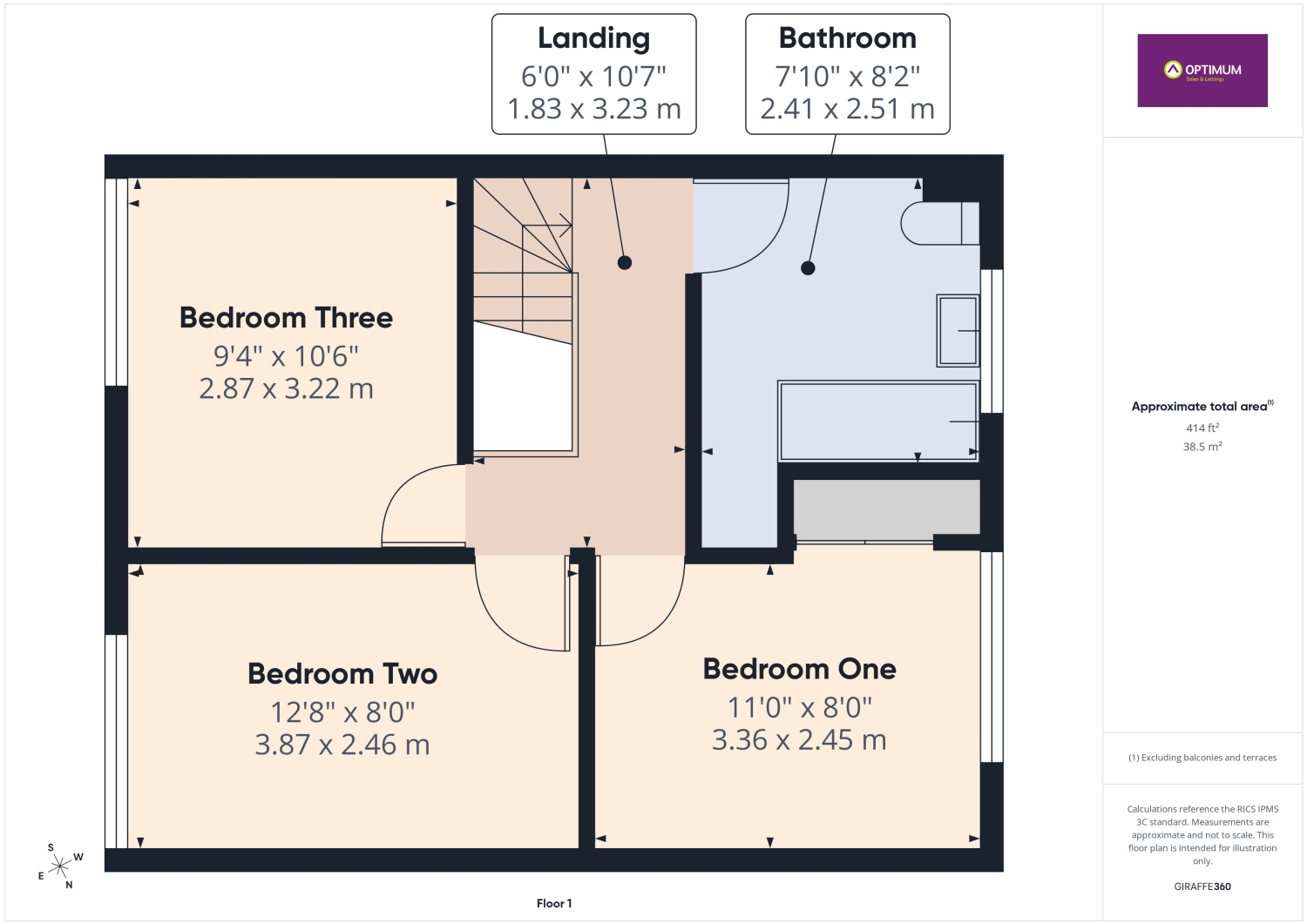 16, Chelmer Garth, Peterborough floorplan