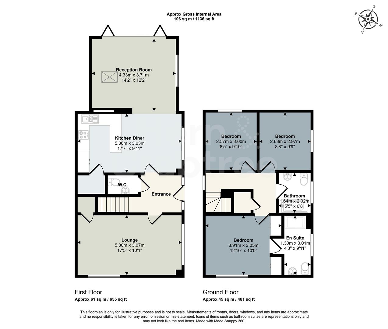 Clos Goch, Cardiff floorplan