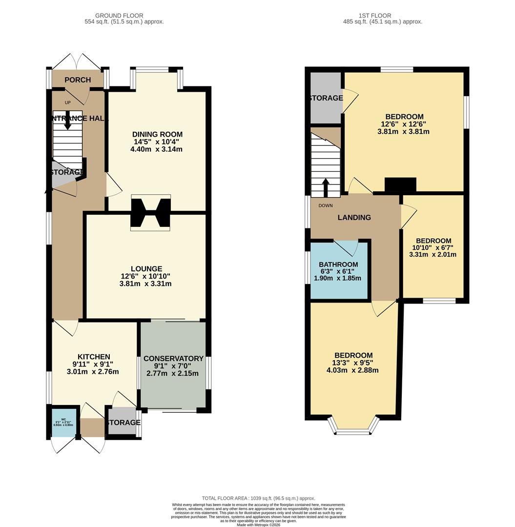 63, Pavilion Road, Worthing floorplan