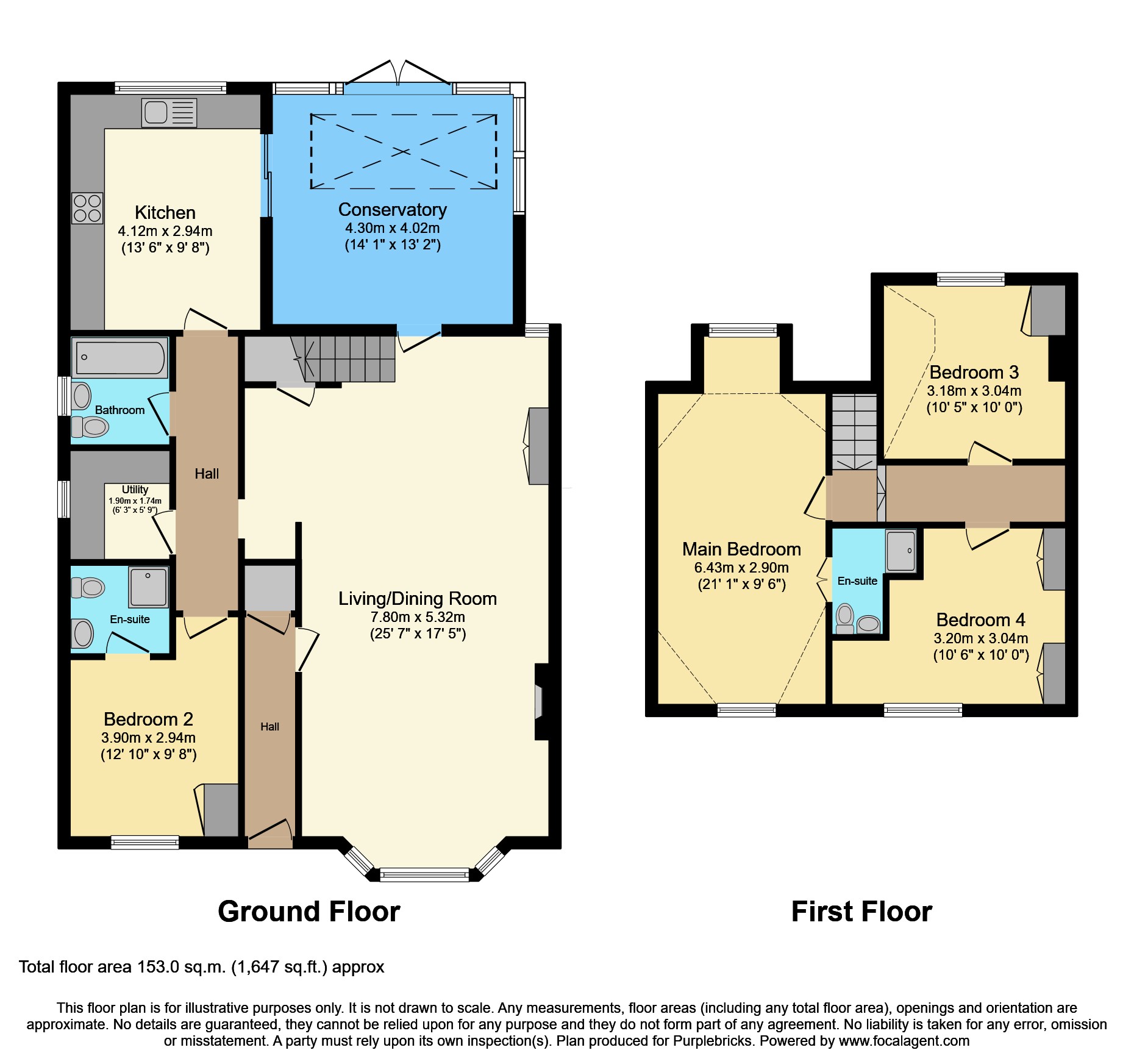 278, Dunstable Road, Studham floorplan