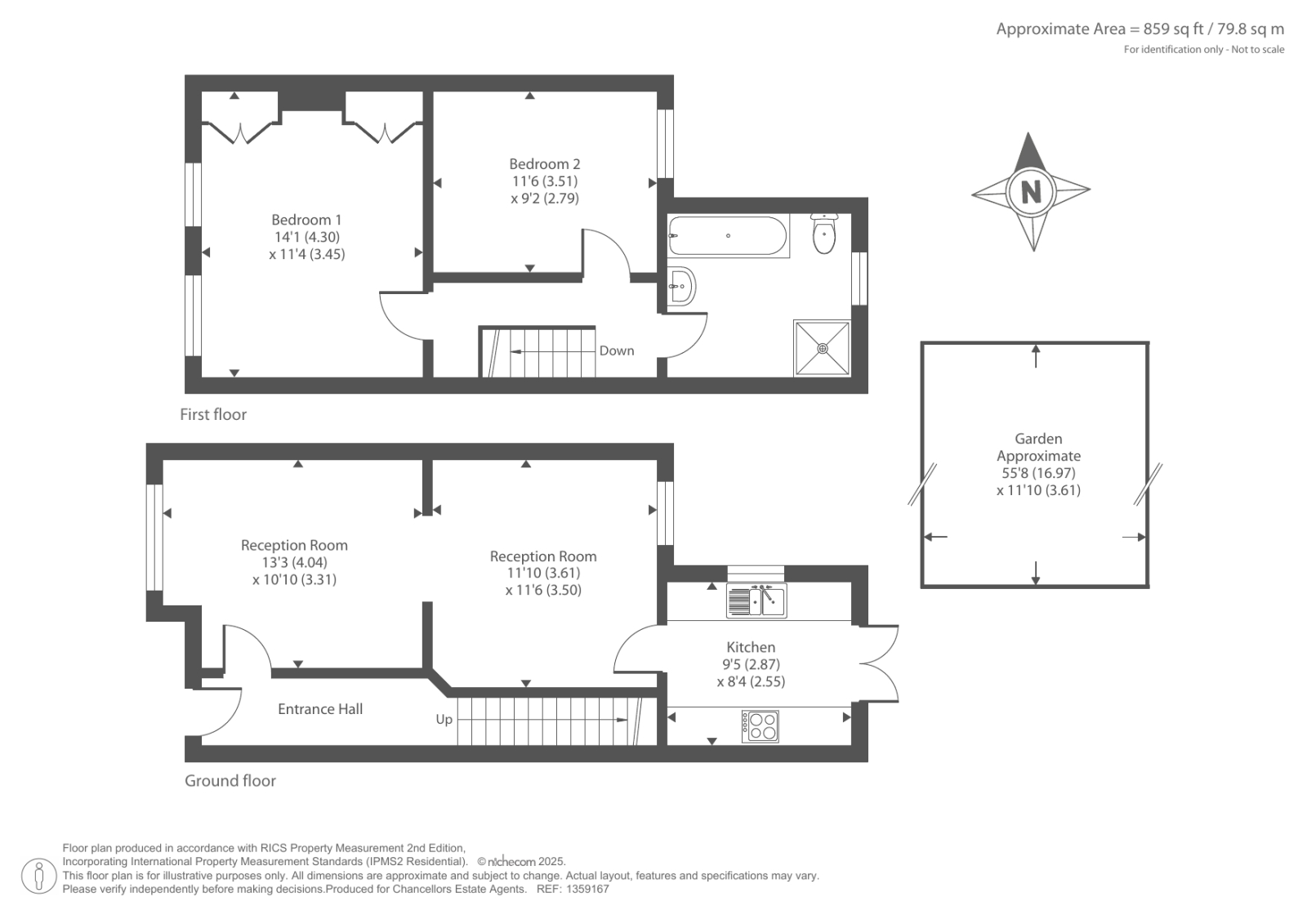 13, Holyoake Road, Oxford floorplan