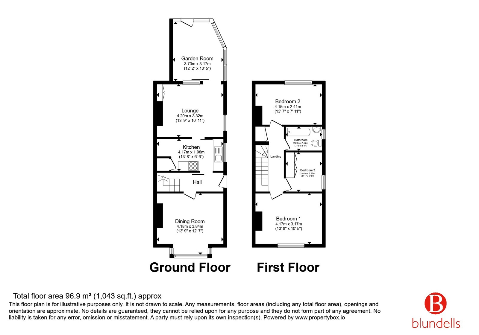 165, High Street, Doncaster floorplan