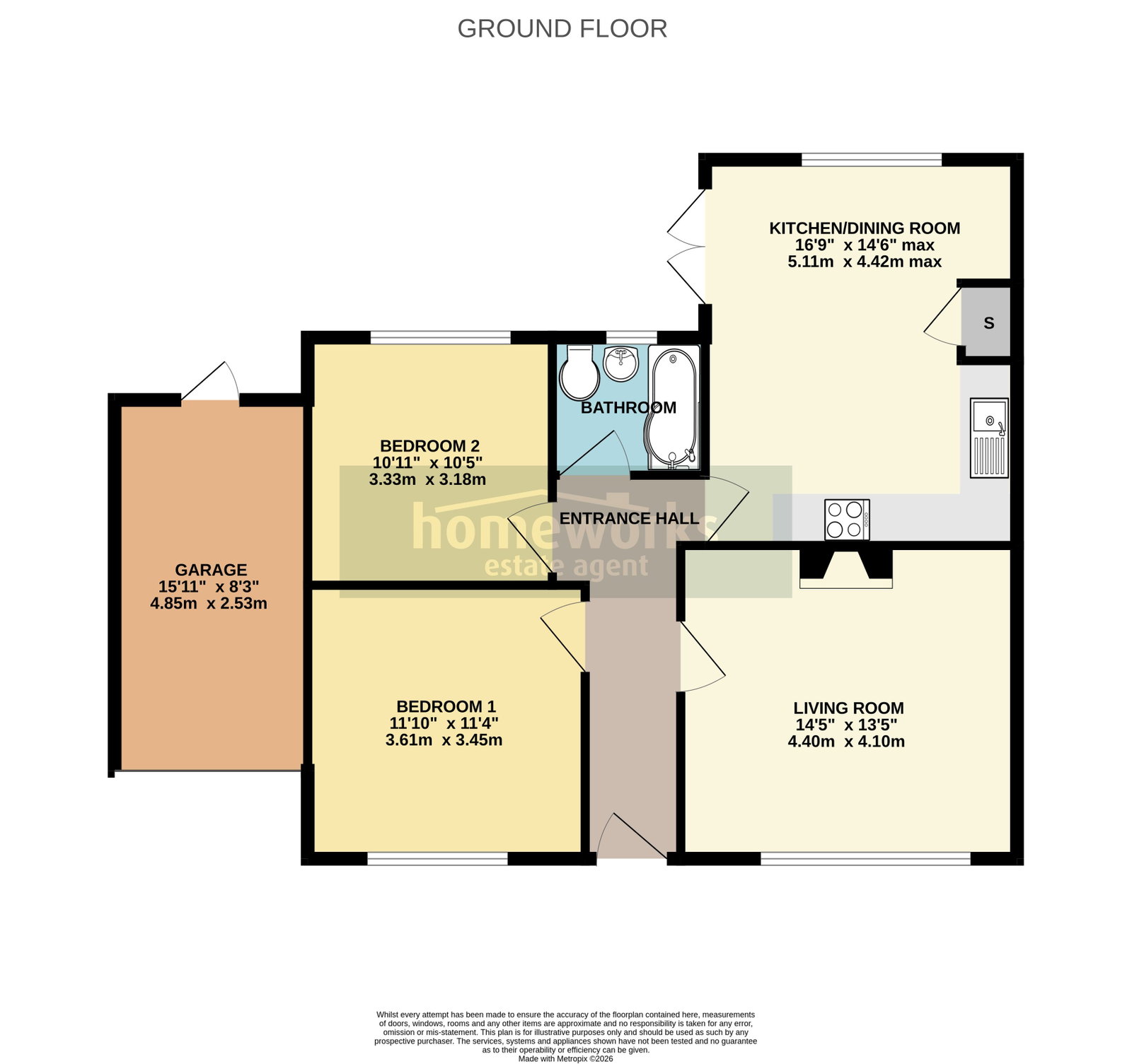 12, Burtontyne Avenue, Dereham floorplan