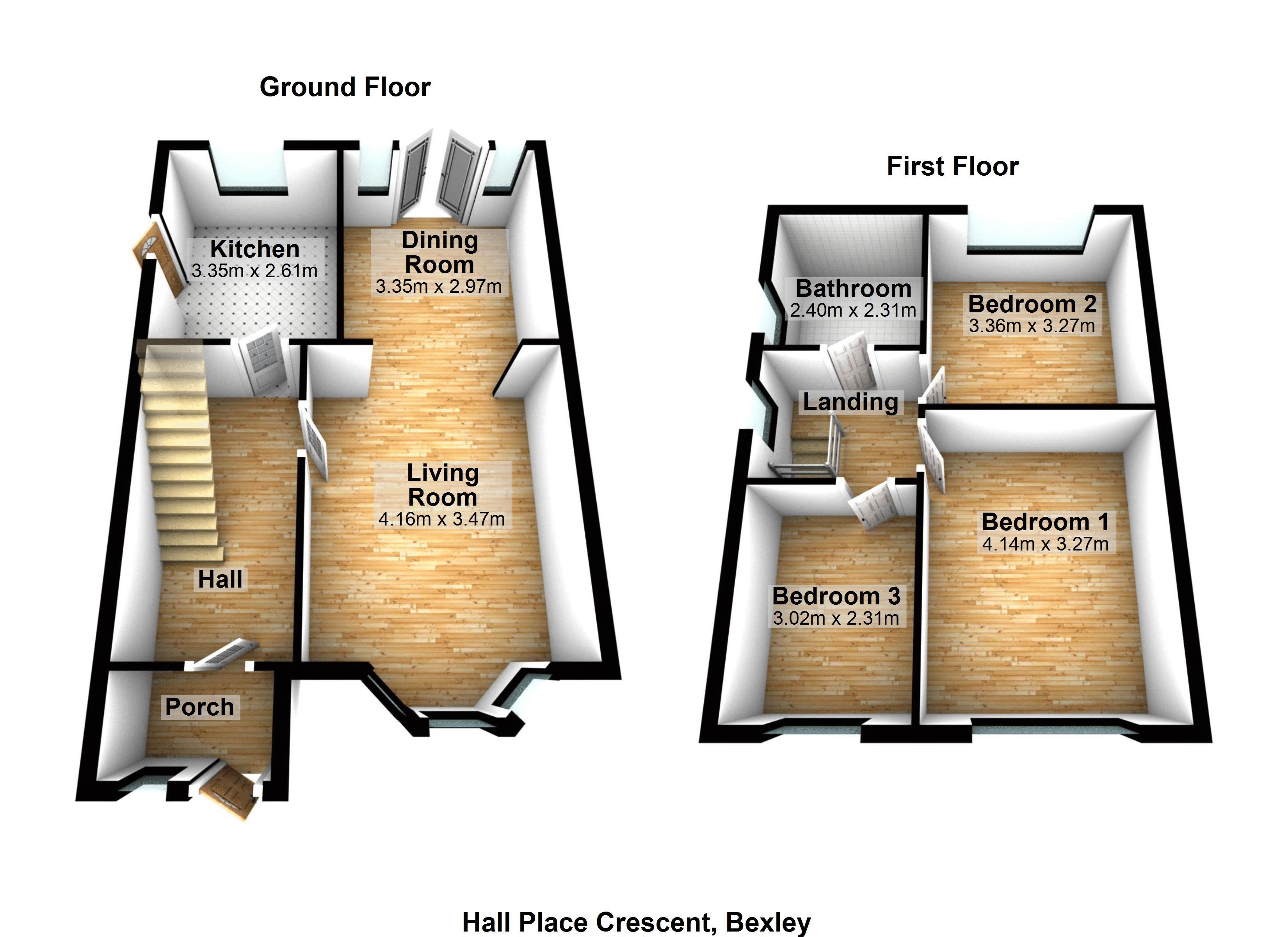 3 Bedrooms Semi-detached house for sale in Hall Place Crescent, Bexley DA5