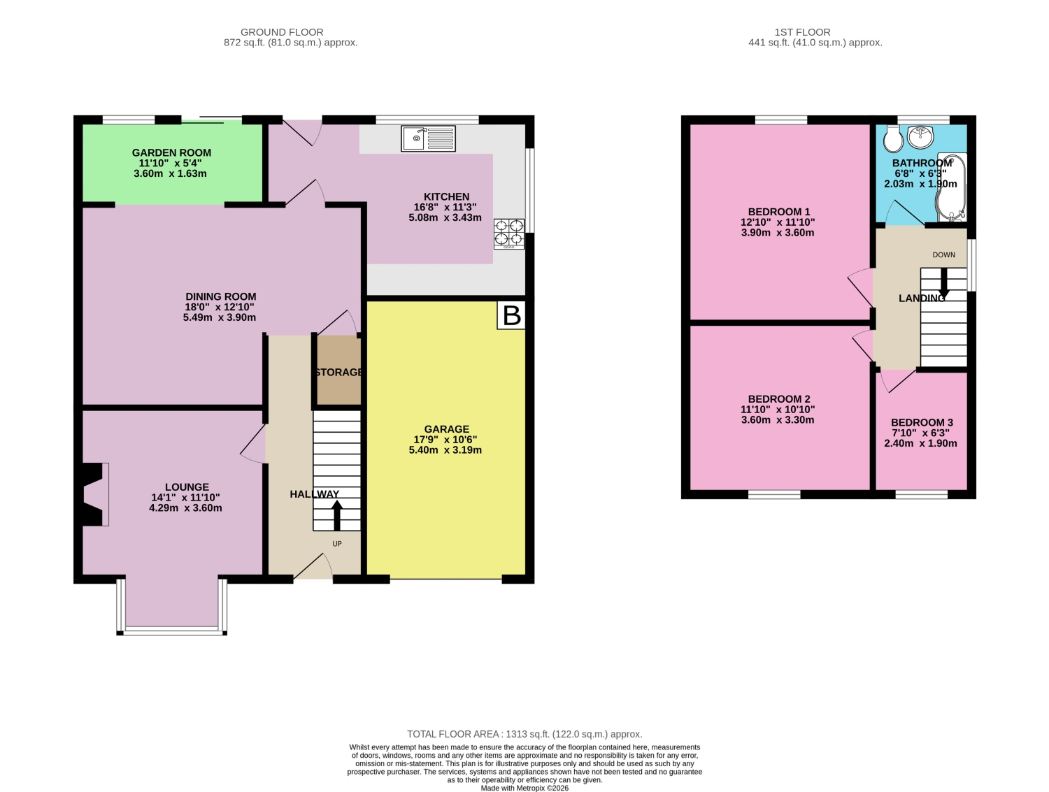 GREENBANKS, Bridge Lane, GOOLE floorplan