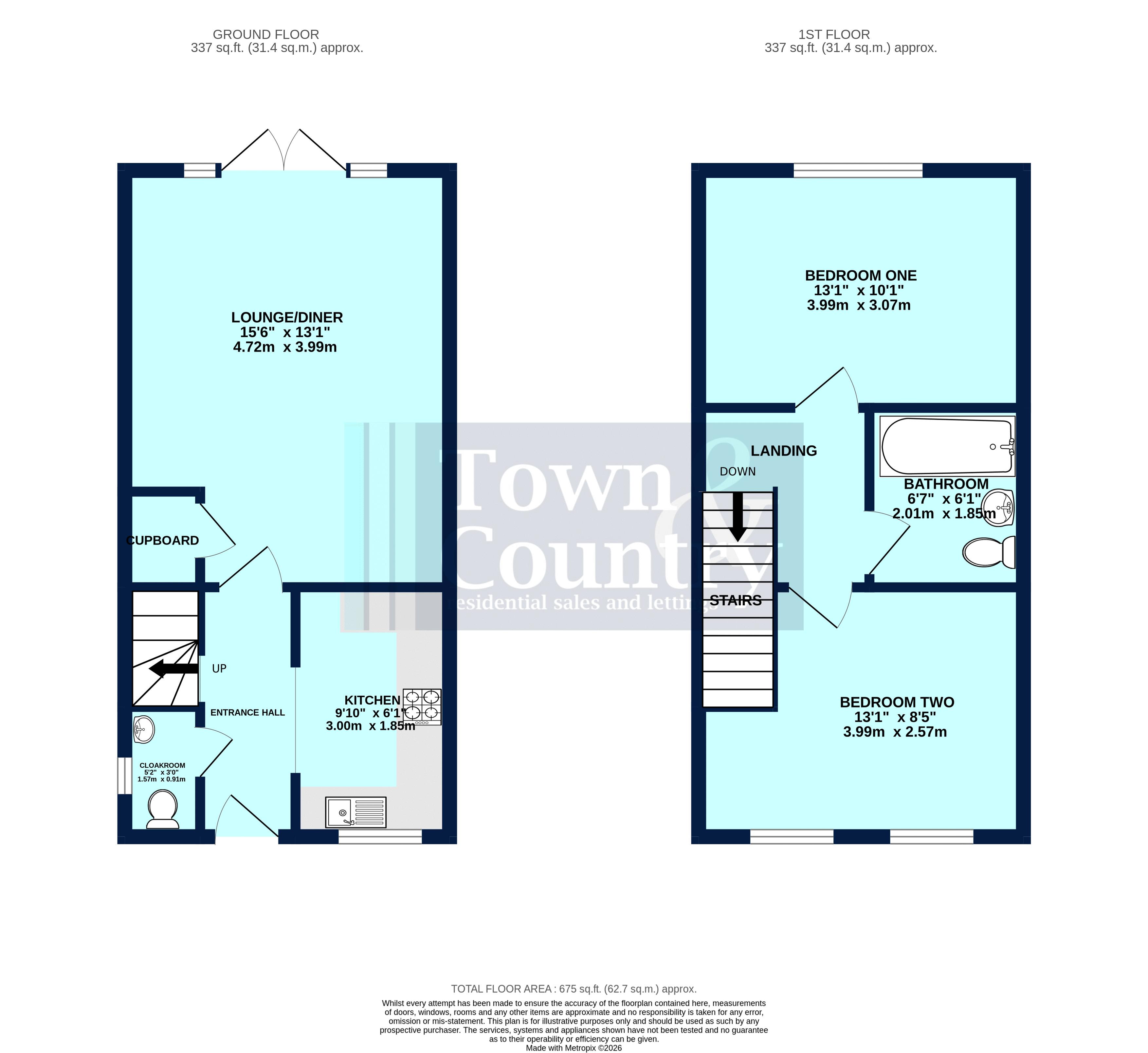 16, Jefferson Way, Colchester floorplan