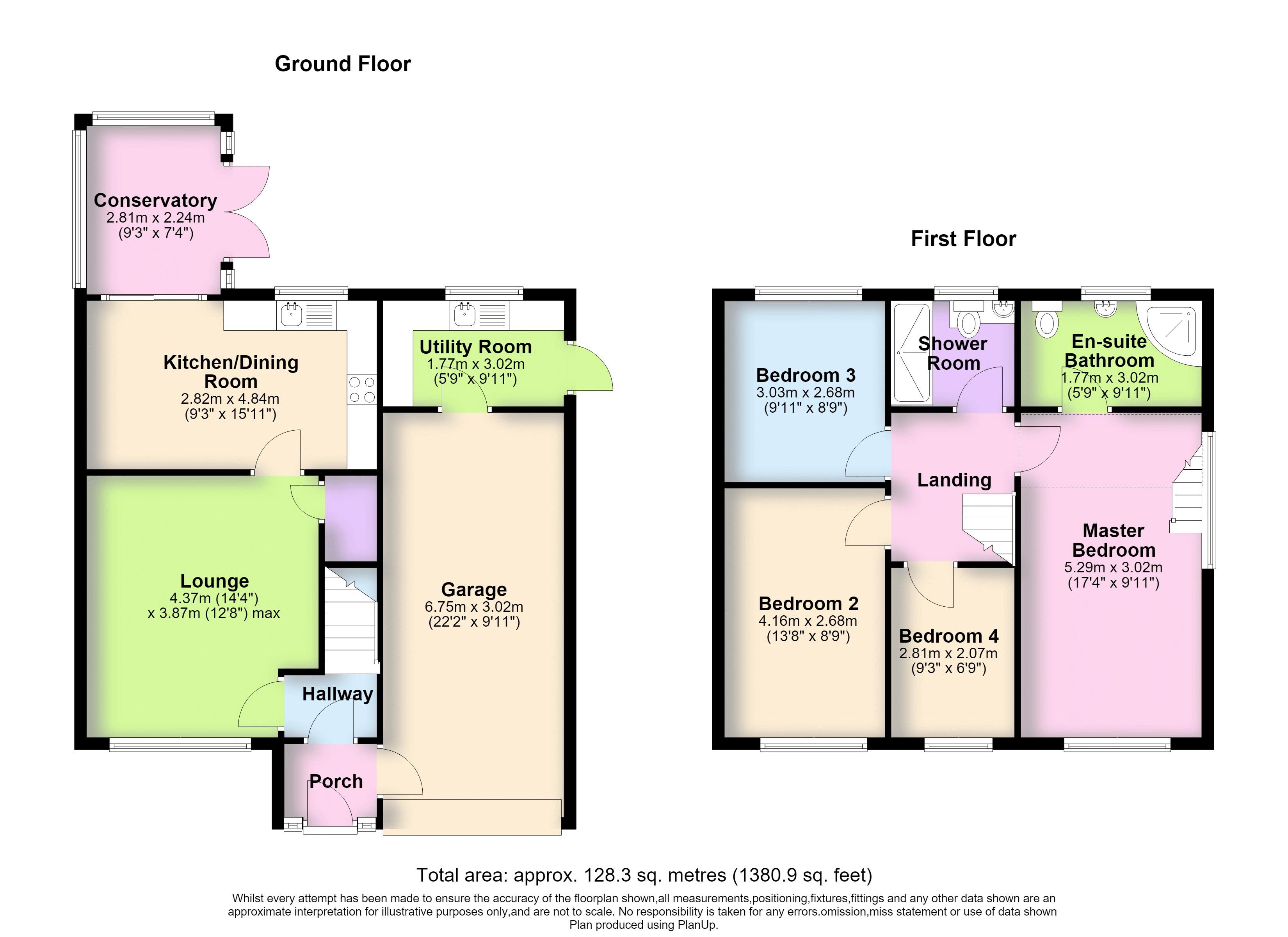 6, Stonehaven Drive, Warrington floorplan
