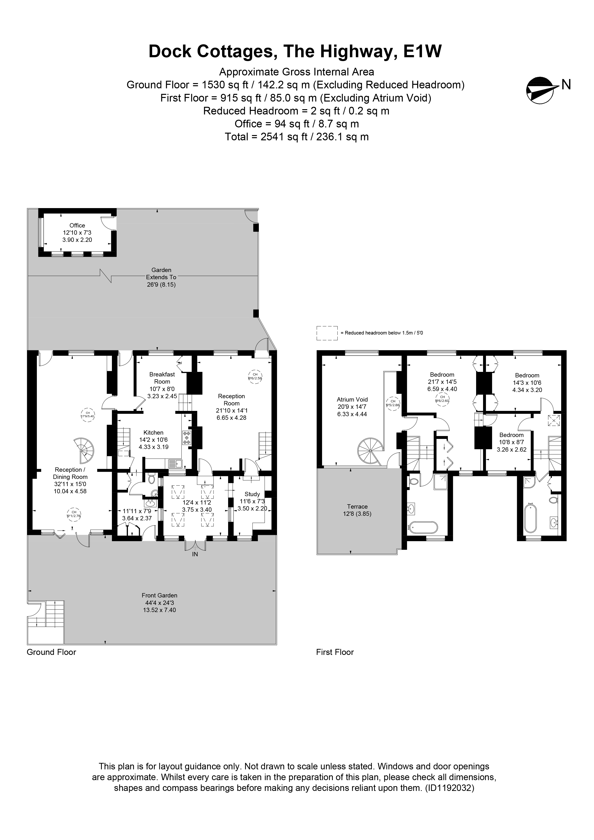 Dock Cottages, London floorplan