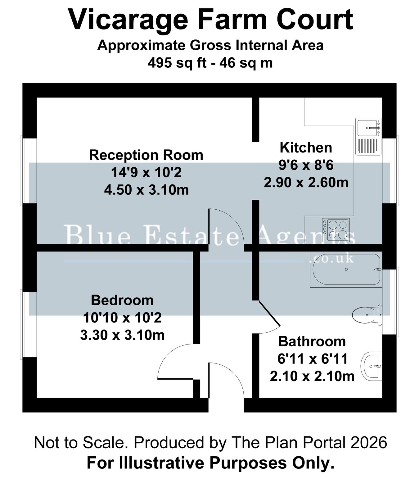 Vicarage Farm Court, Vicarage Farm Road, Hounslow floorplan