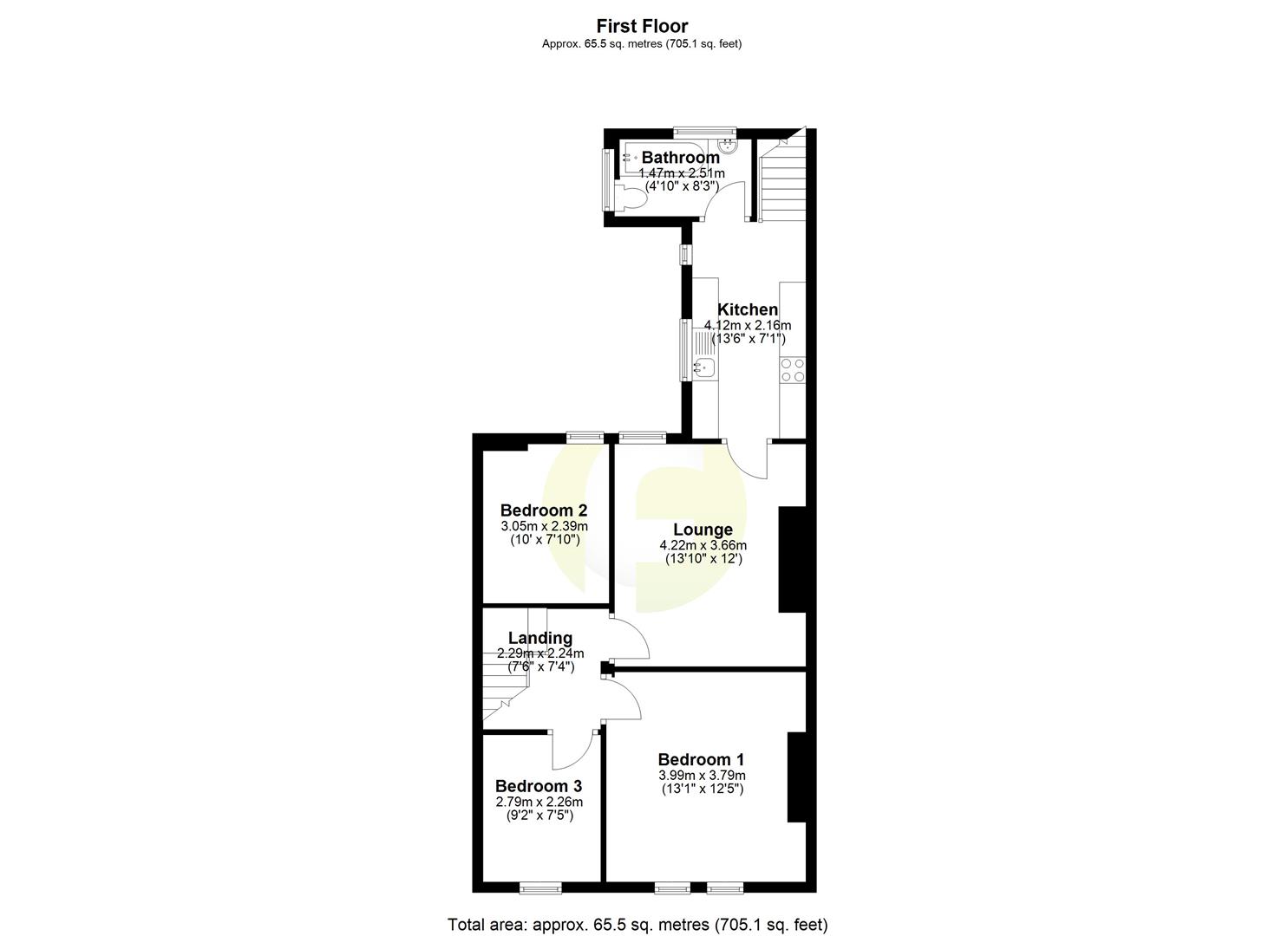 30, Park Crescent East, North Shields floorplan