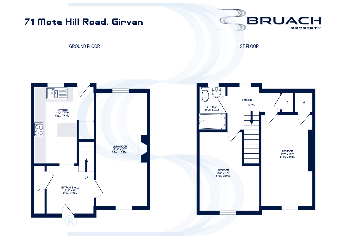 71, Mote Hill Road, Girvan floorplan